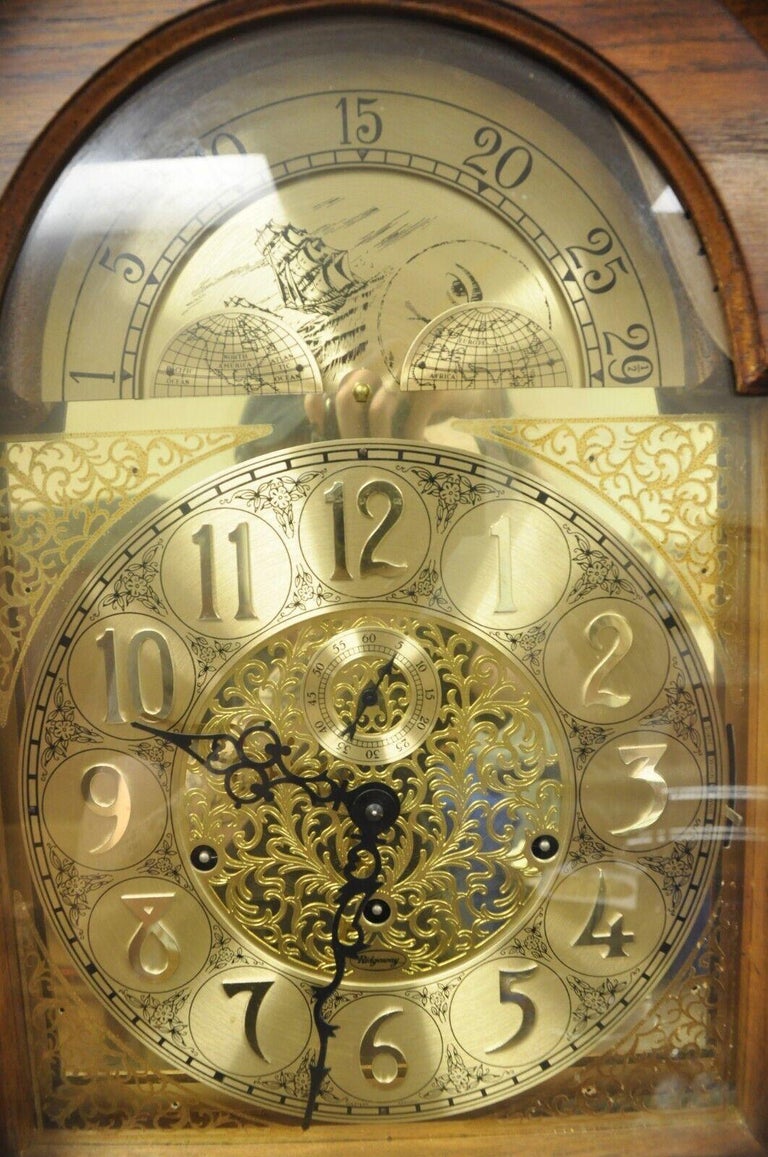 The Walden Ridge Ridgeway Grandfather Clock Oak Tall Case For Sale at ...