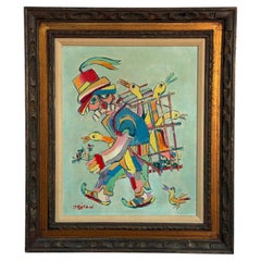 The Walking Shop Painting by Jovan Obican, Croatia