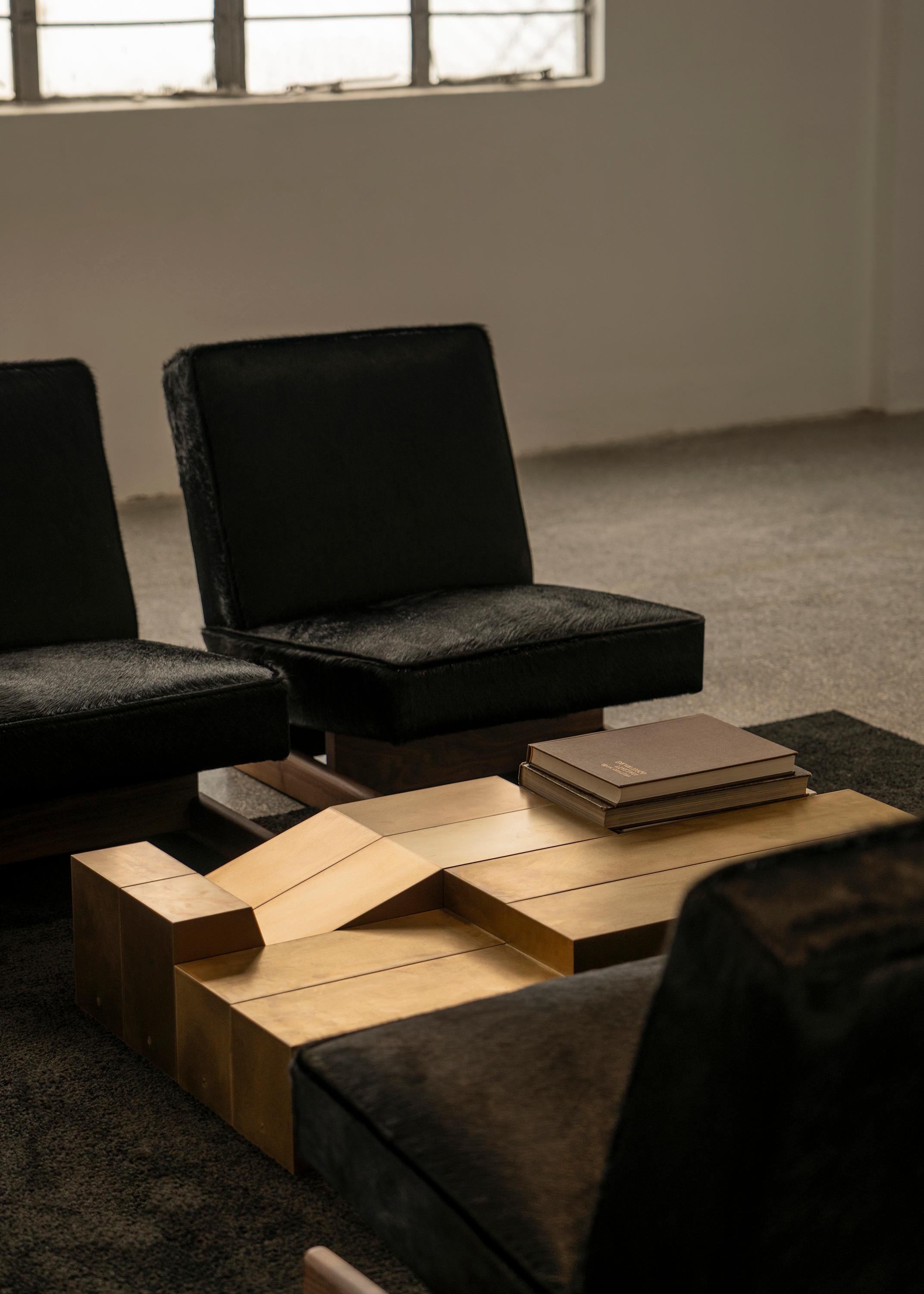 Wall 03 Set of 3 Coffee Tables by Sing Chan For Sale 1