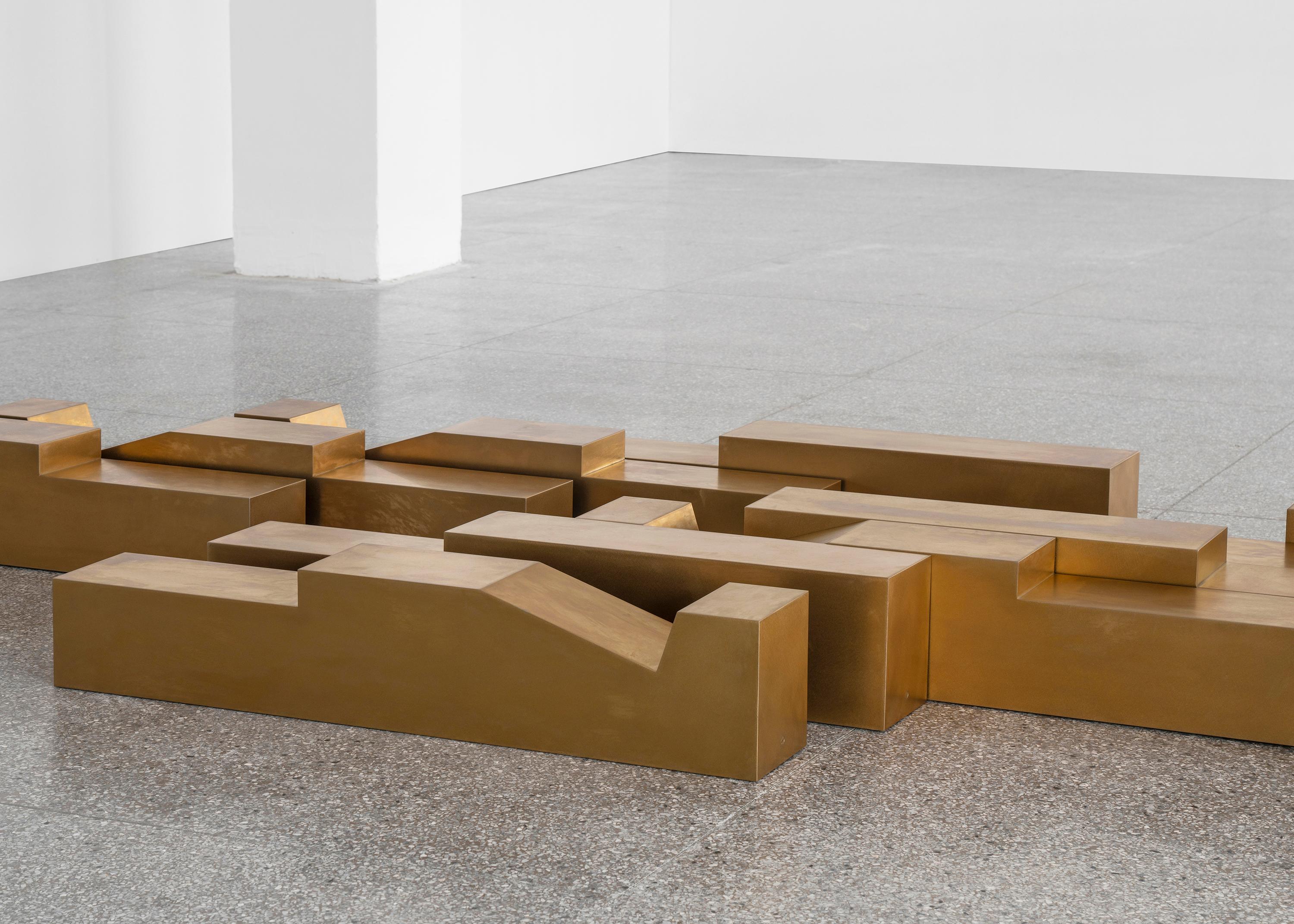 XXIe siècle et contemporain Ensemble de 4 tables basses murales 04 de Sing Chan en vente