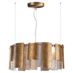 The Wall Lustre doré et transparent