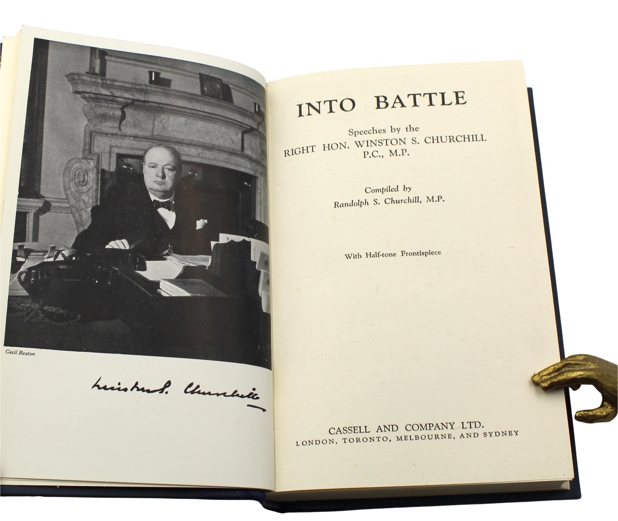 I discorsi di guerra e i discorsi segreti delle sessioni di Winston Churchill, Prima Edizione In condizioni buone in vendita a Colorado Springs, CO