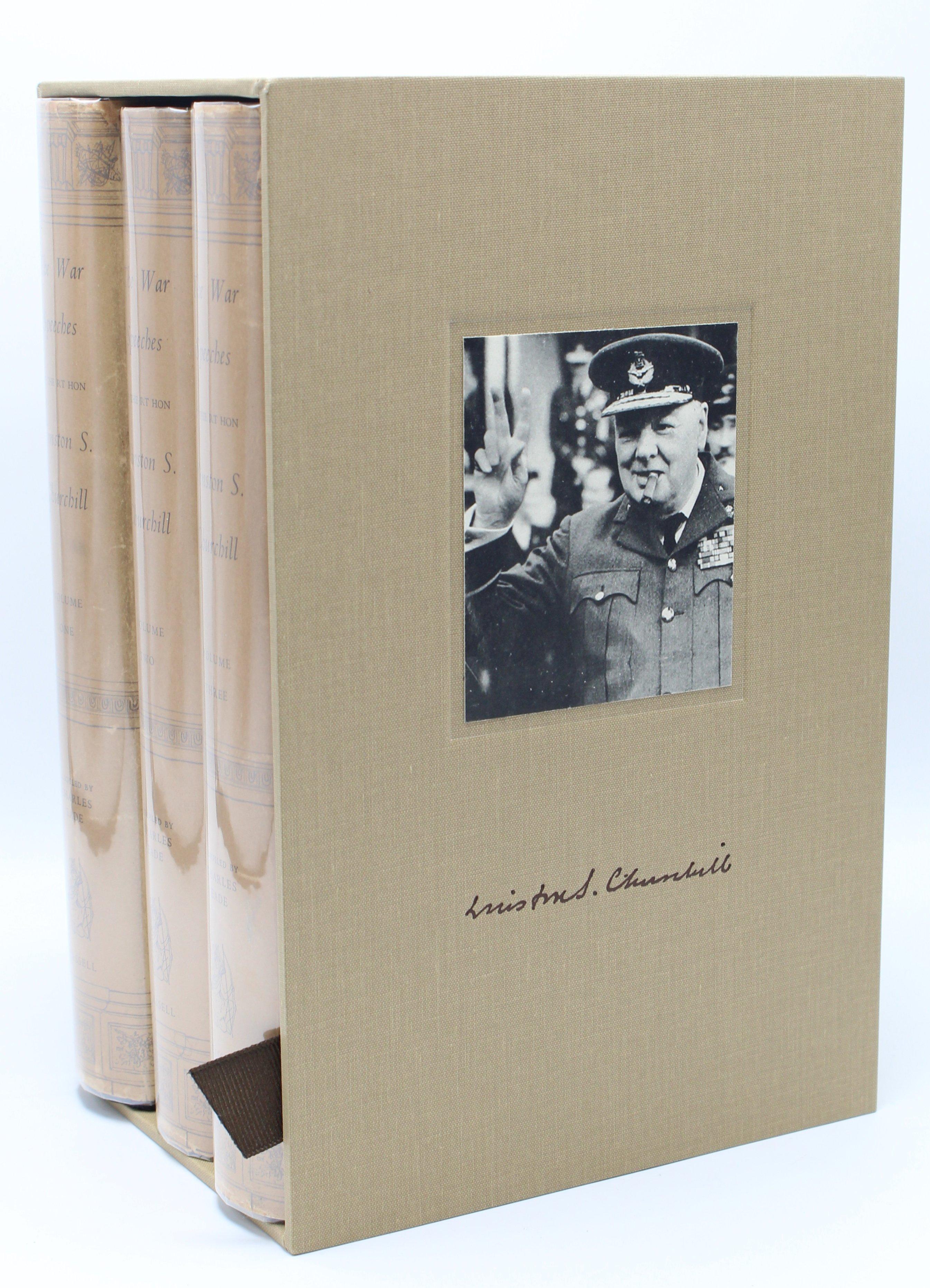 The War Speeches of the Rt. Hon. Winston S. Churchill, 1st Ed. Signed in Vol. 1 2