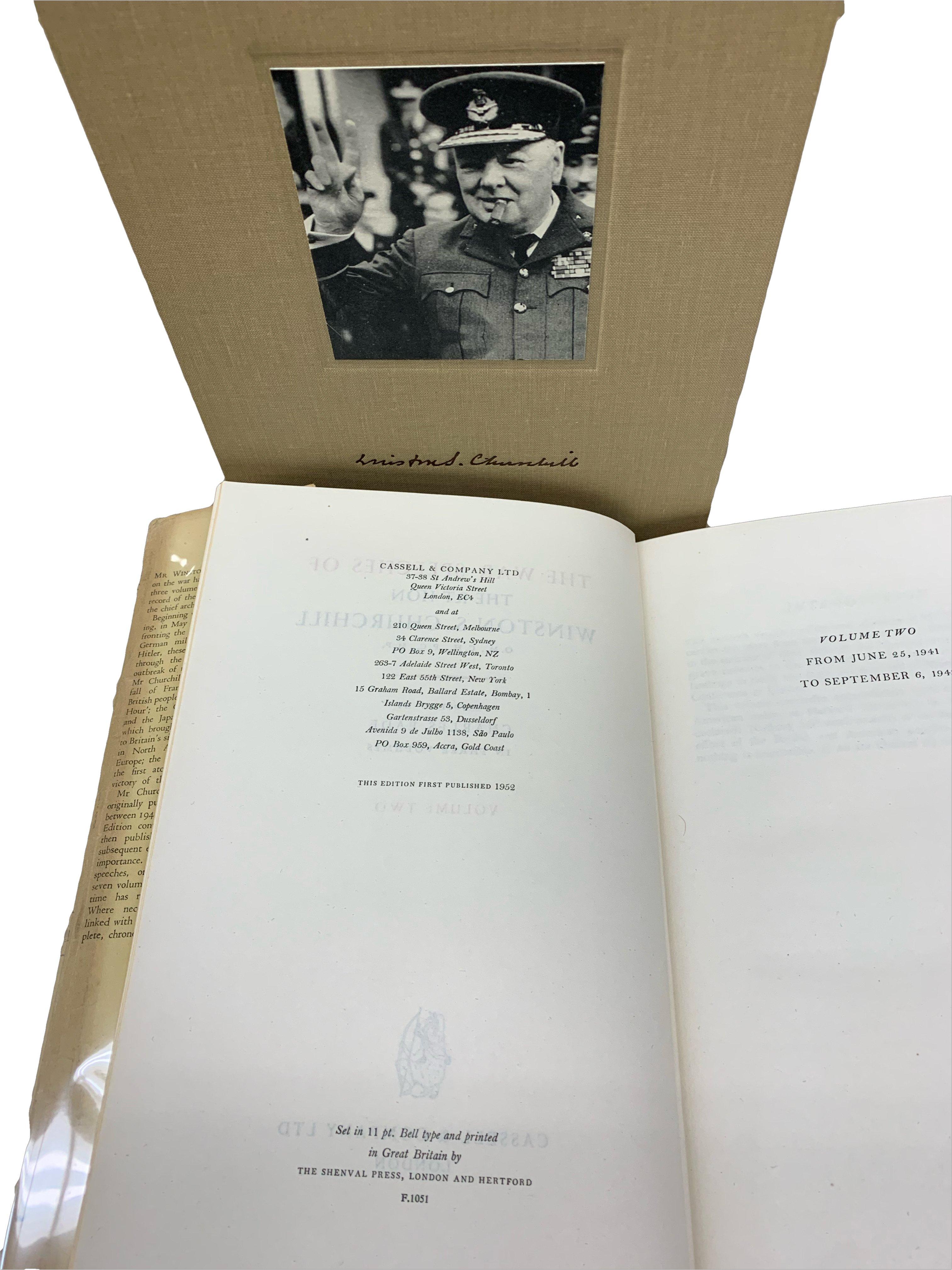 The War Speeches of the Rt. Hon. Winston S. Churchill, Signed by Churchill 1
