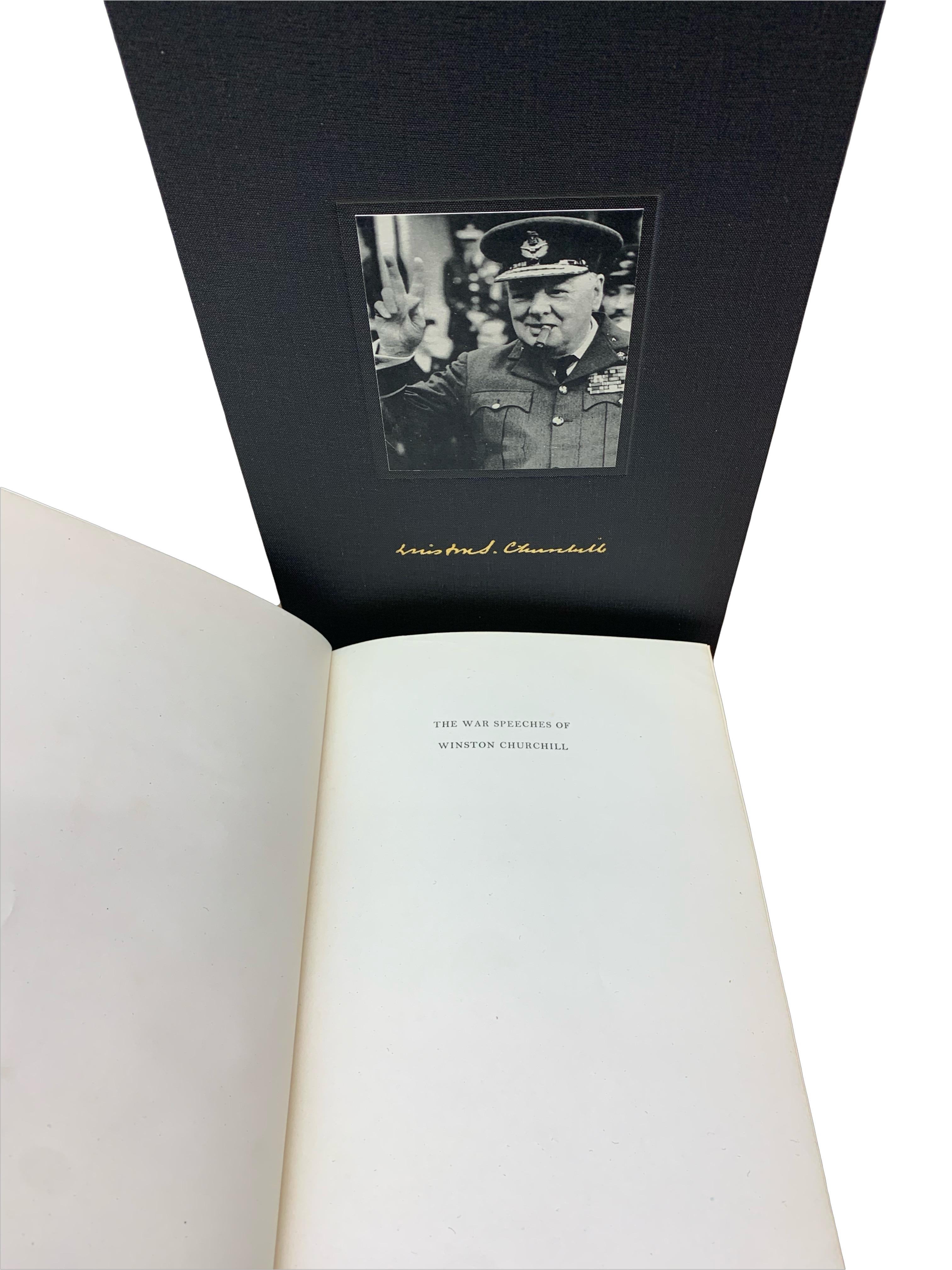 The War Speeches of the Rt. Hon. Winston S. Churchill, Signed, First Edition 1
