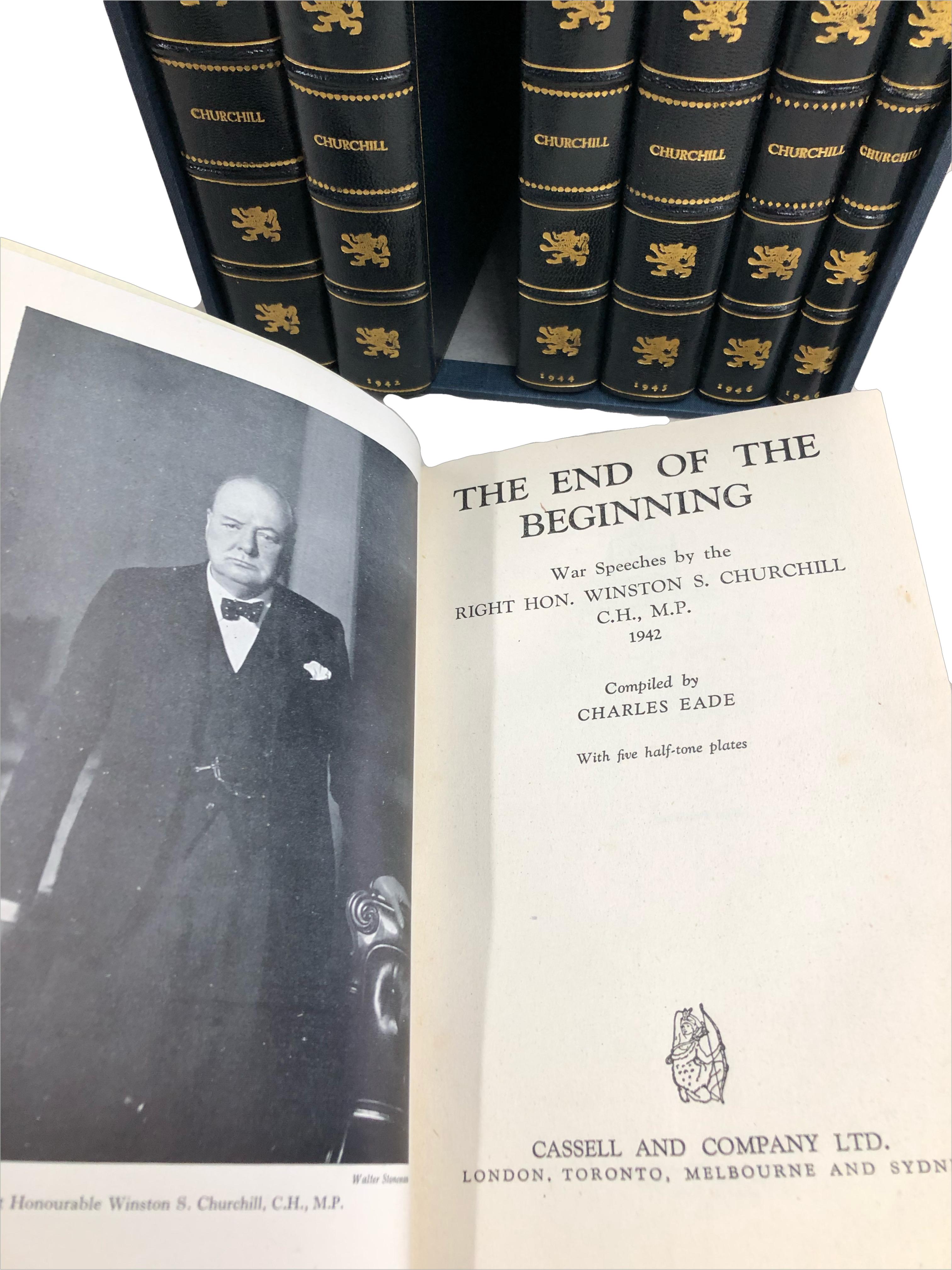 The War Speeches, Secret Session Speeches by W. Churchill, First Ed., Signed 1