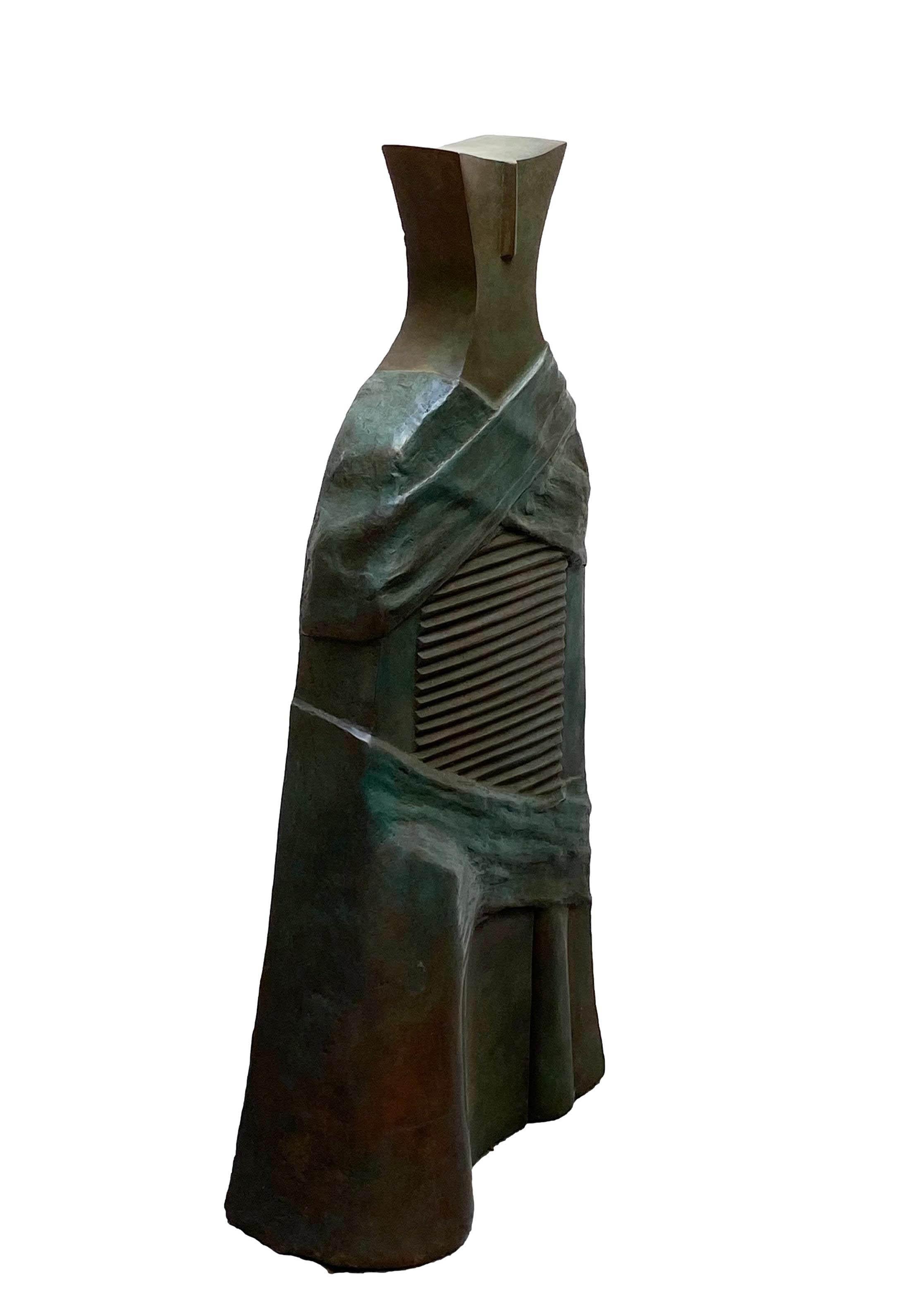 Mid-Century Modern 'The Warrior', Bronze Sculpture, Italy 1970 For Sale