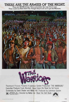 The Warriors Vintage Movie Poster, Paper, 1970s, Folded, 27x41 in.