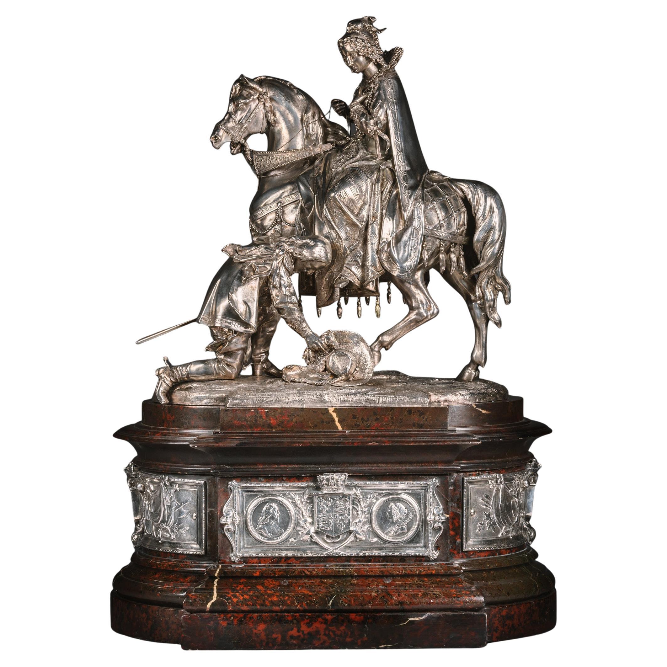 La Copa Warwick  Trofeo de carreras victoriano de plata de Elkington en venta