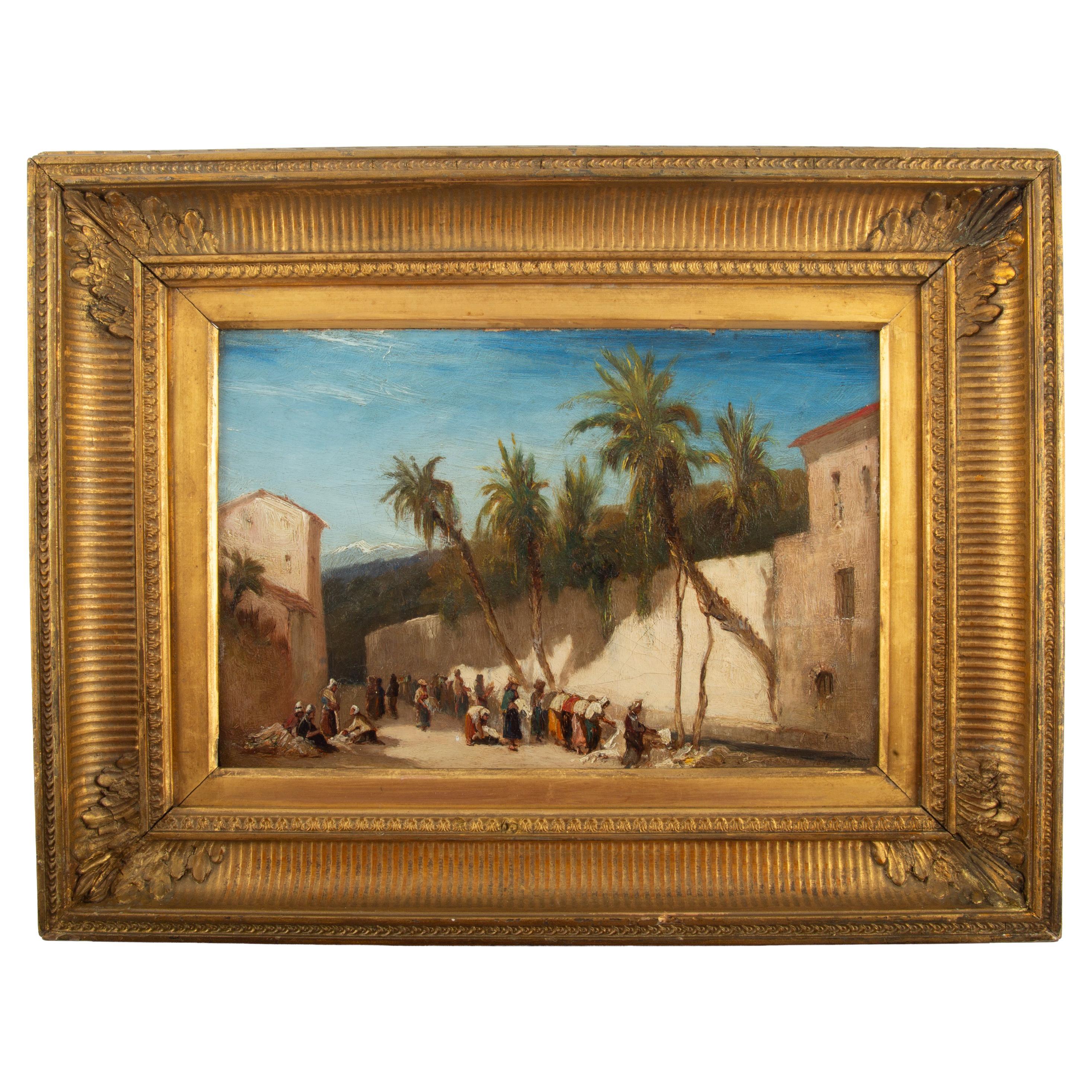 The Washerwomen, Orientalist School, 19th Century For Sale