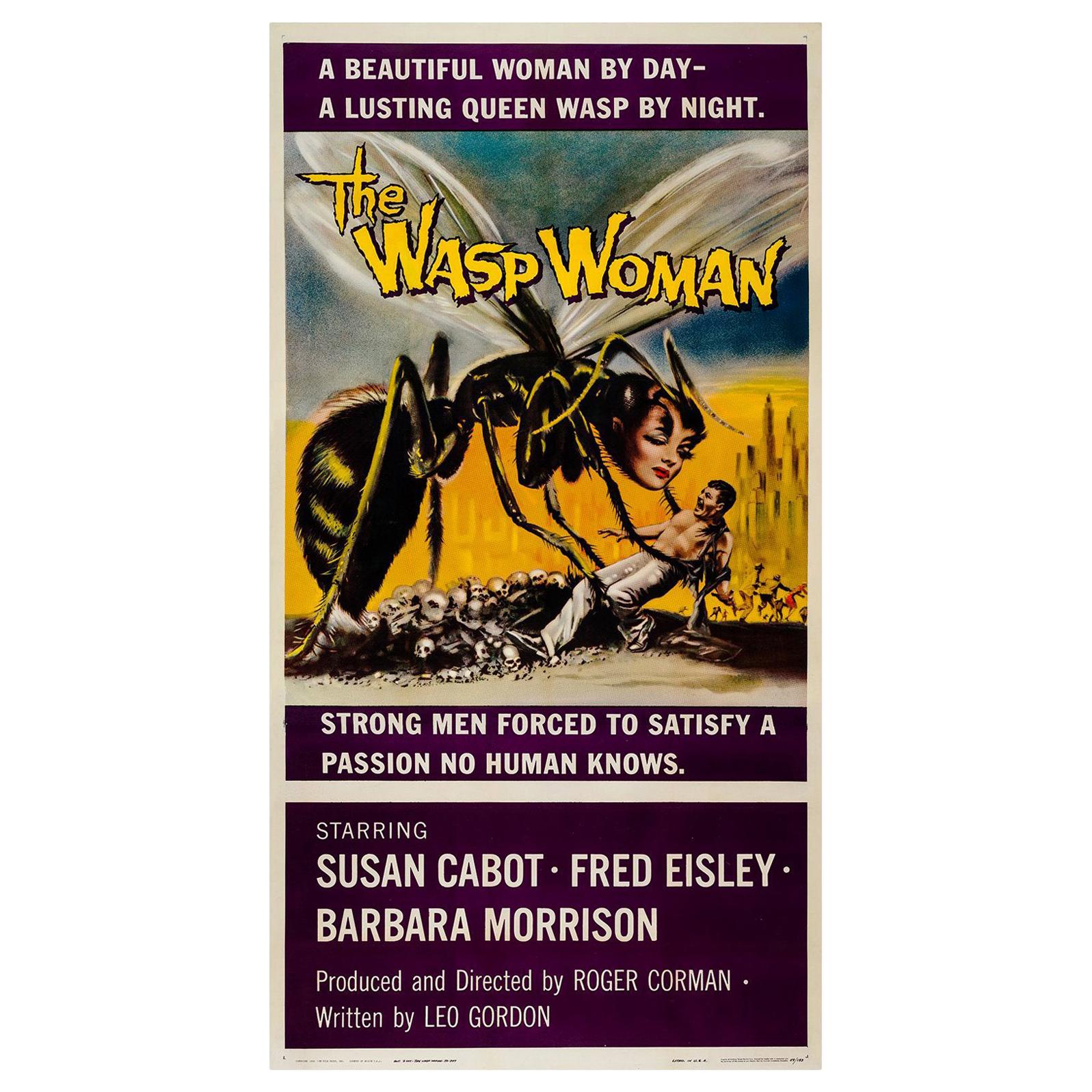 'The Wasp Woman' Original Us Film Poster, Three Sheet, 1959