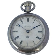 Waterbury Watch Co. Antike Taschenuhr mit Handaufzug