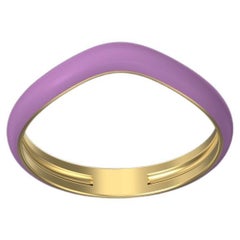 Wave Band Ring, 14kt Yellow Gold