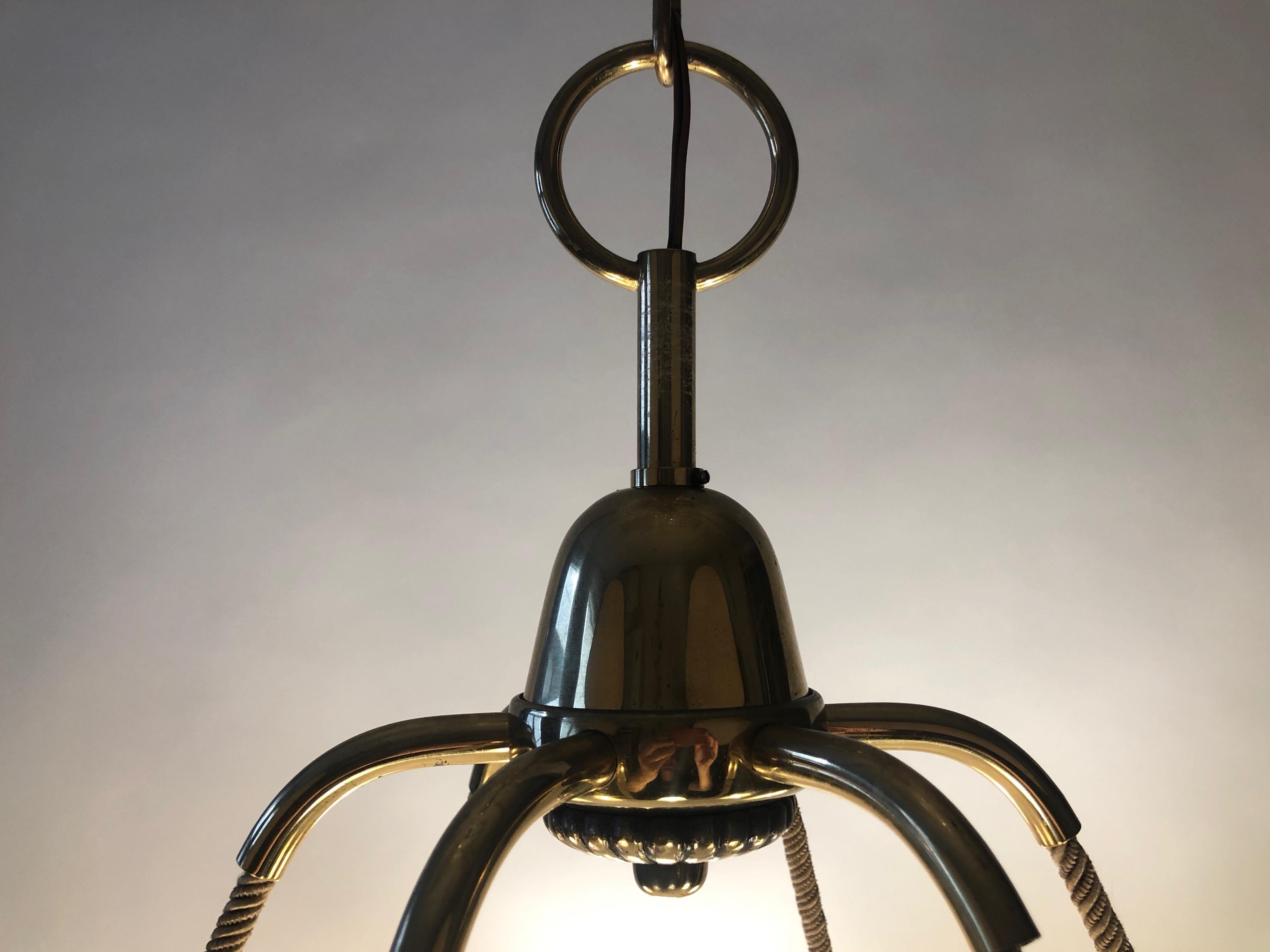Wave Lamp from Early Modernist Designer, Hugo Gorge, Austria 8