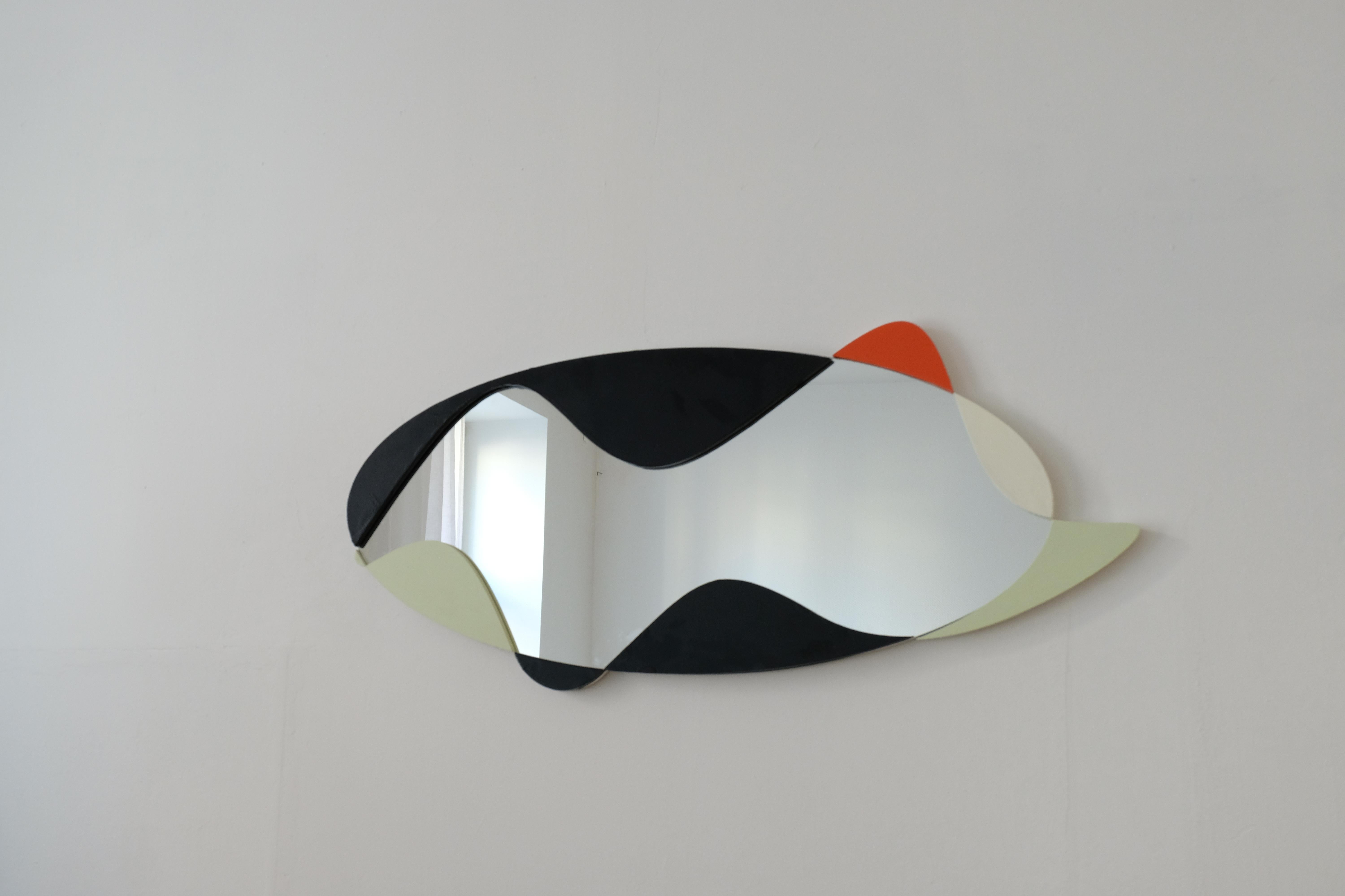 Art Deco The Wave Mirror, Limited Collection