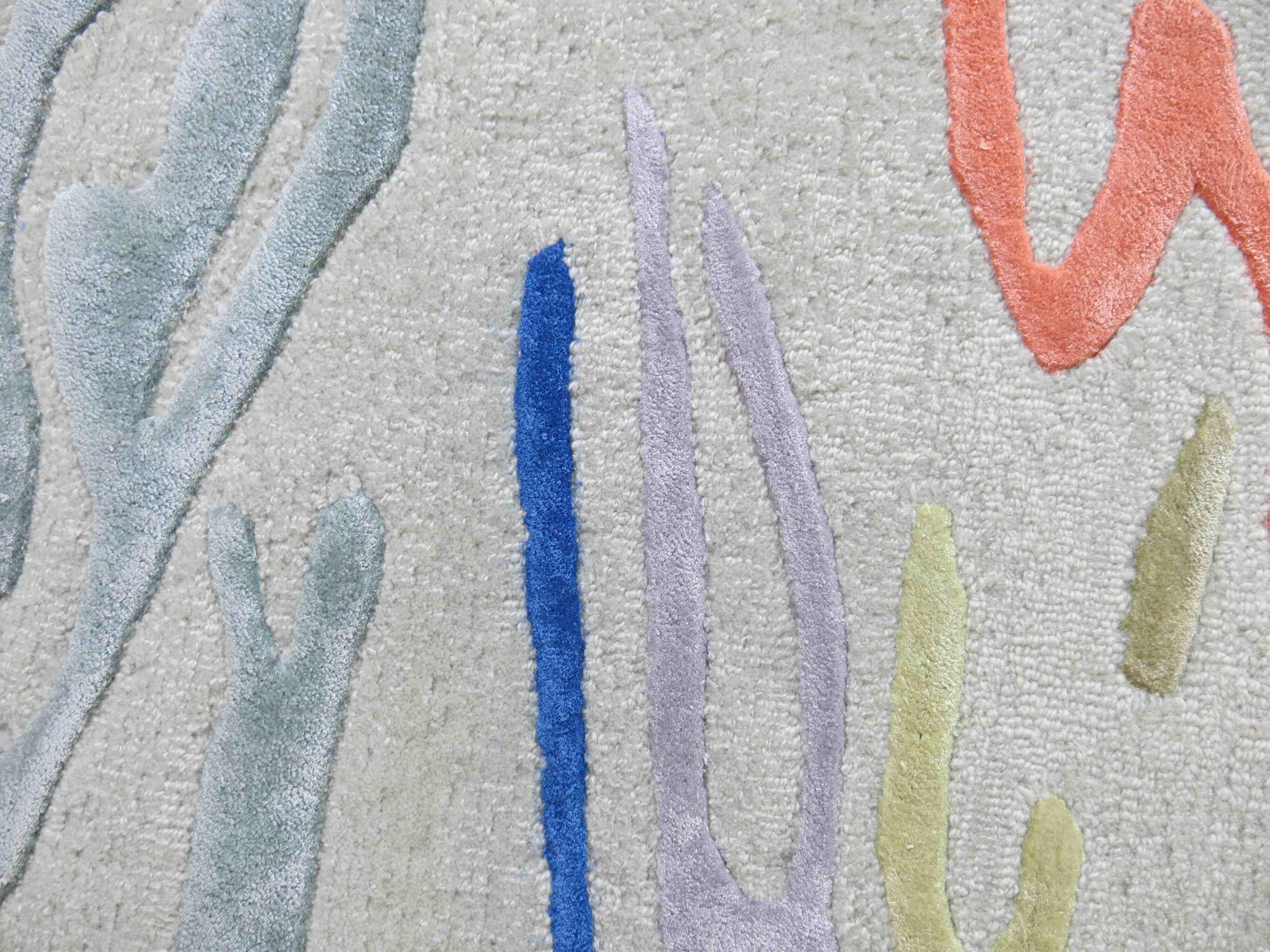 British The Waves Rug by Sister by Studio Ashby For Sale