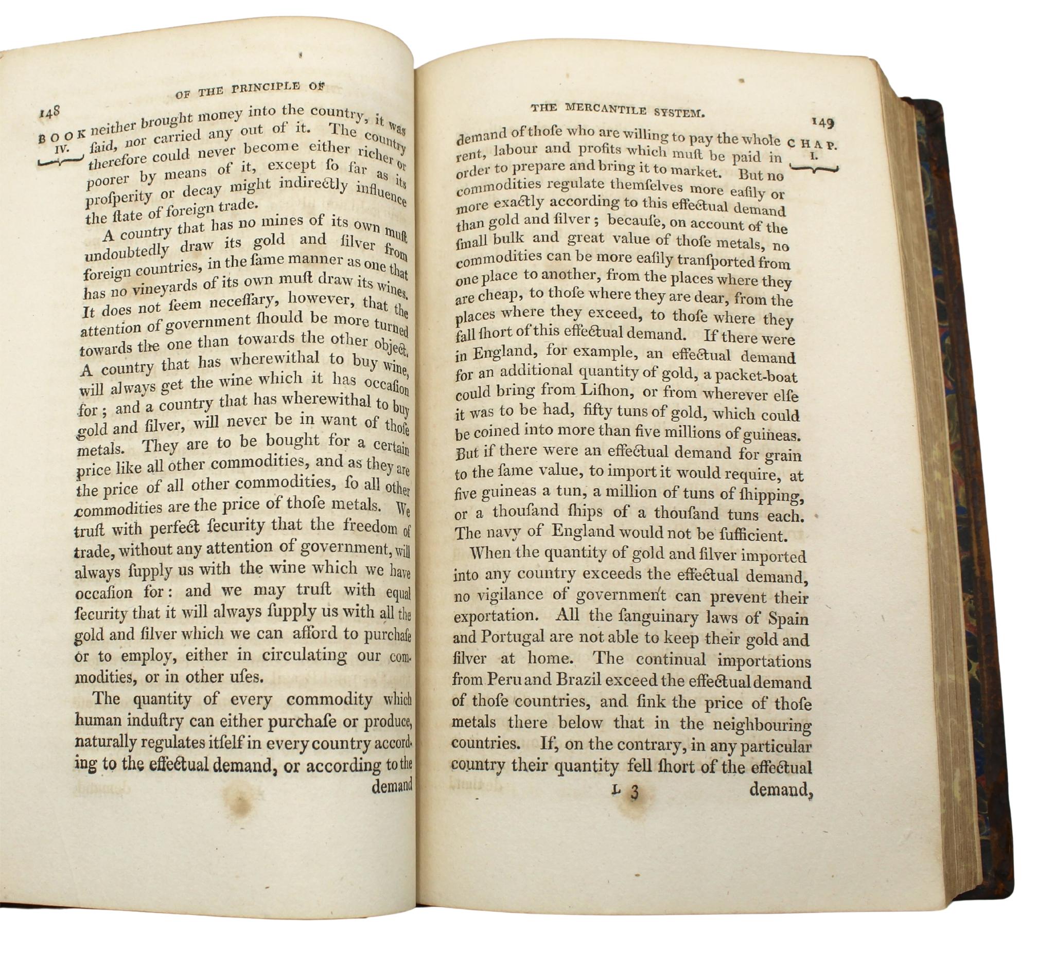 Der Reichtum der Nationen, Eine neue Ausgabe, von Adam Smith, Drei Bände, 1812 im Angebot 4