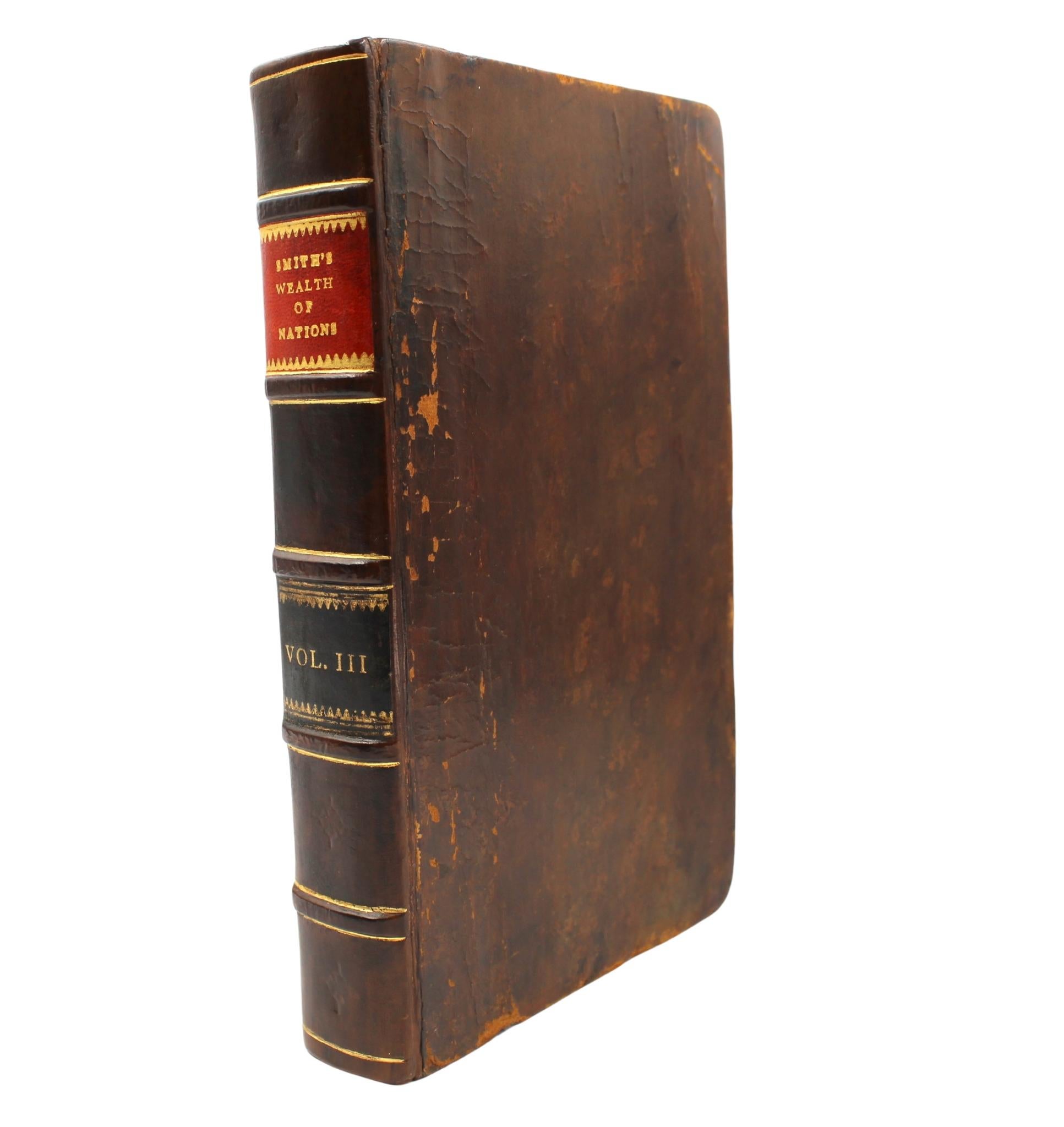 Der Reichtum der Nationen, Eine neue Ausgabe, von Adam Smith, Drei Bände, 1812 im Angebot 6