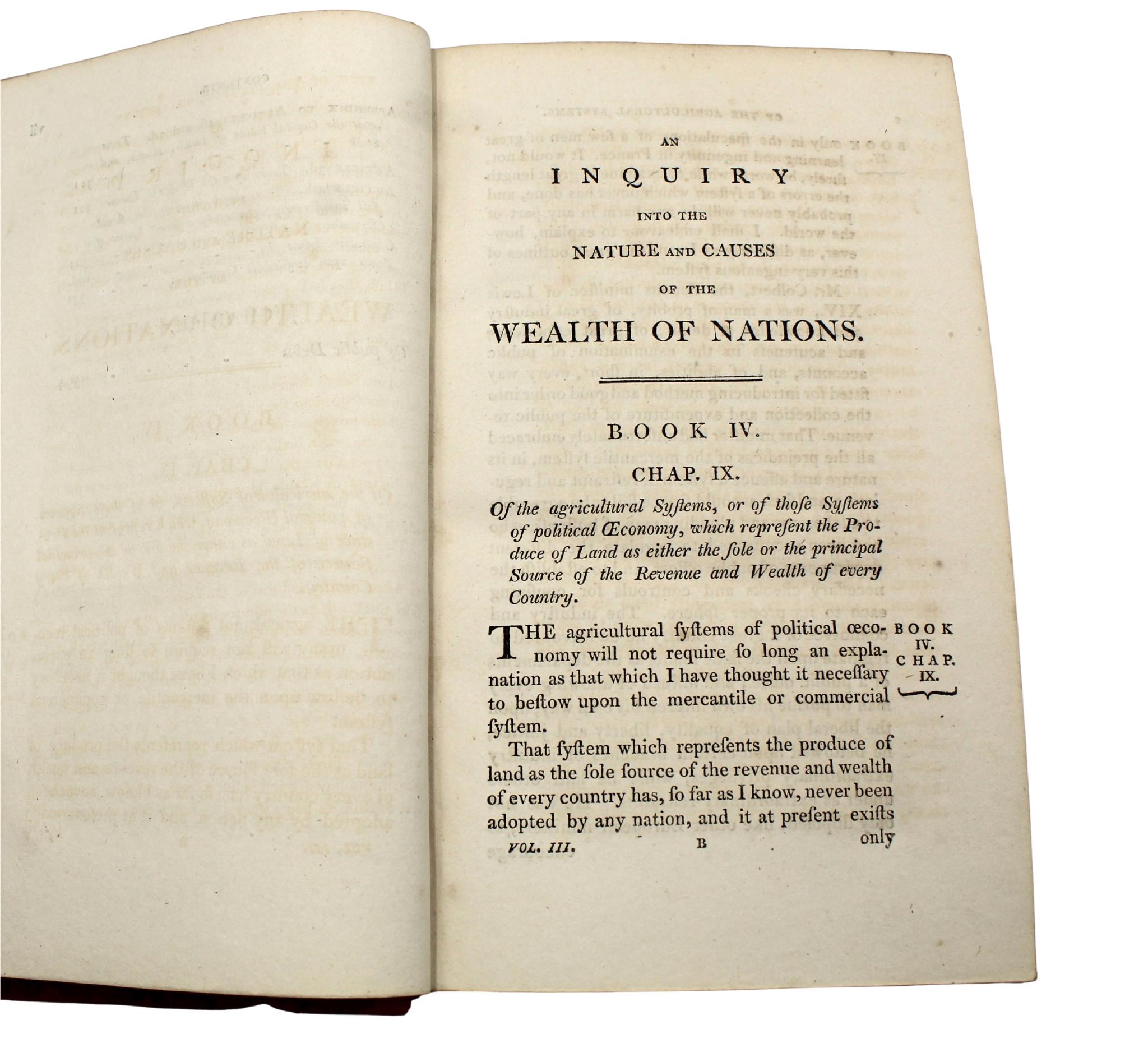 Der Reichtum der Nationen, Eine neue Ausgabe, von Adam Smith, Drei Bände, 1812 im Angebot 8