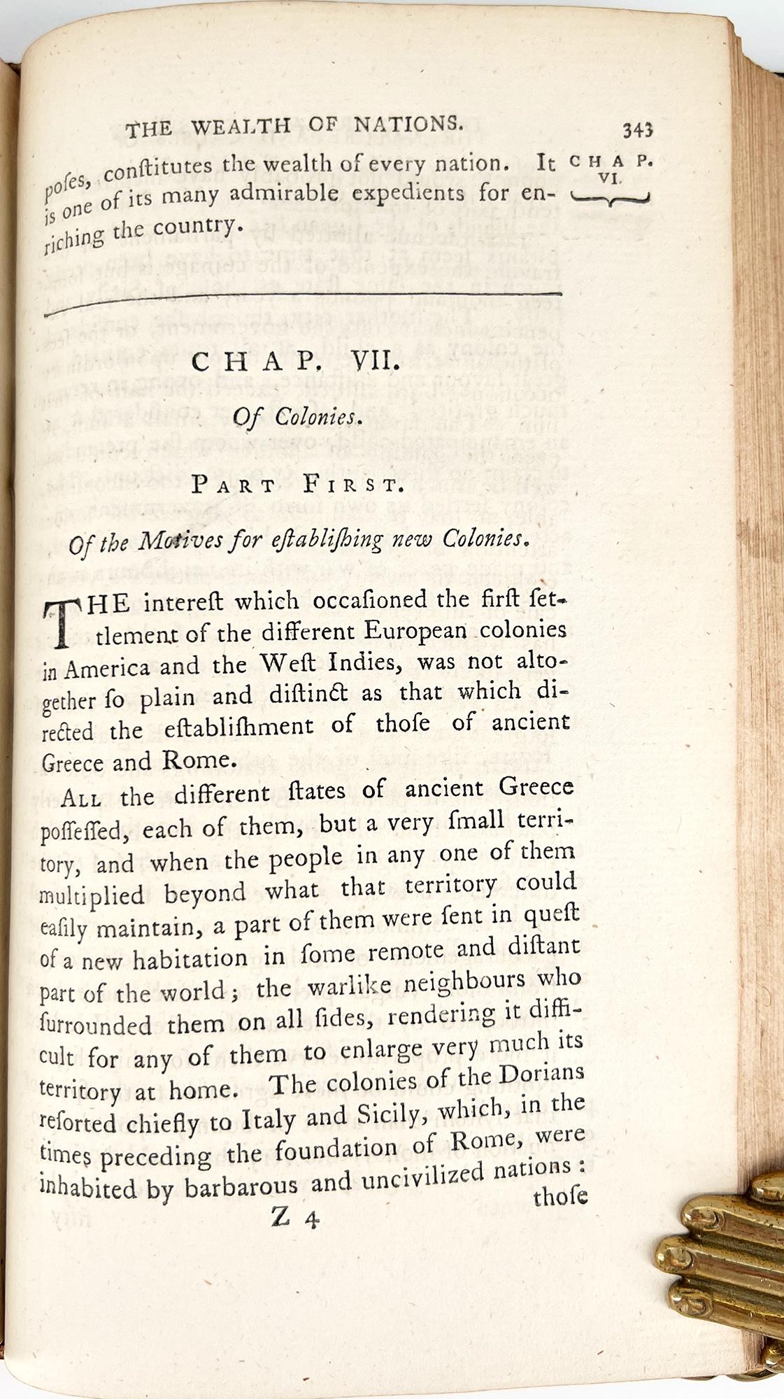 The Wealth of Nations d'Adam Smith, première édition 1786 en vente 4