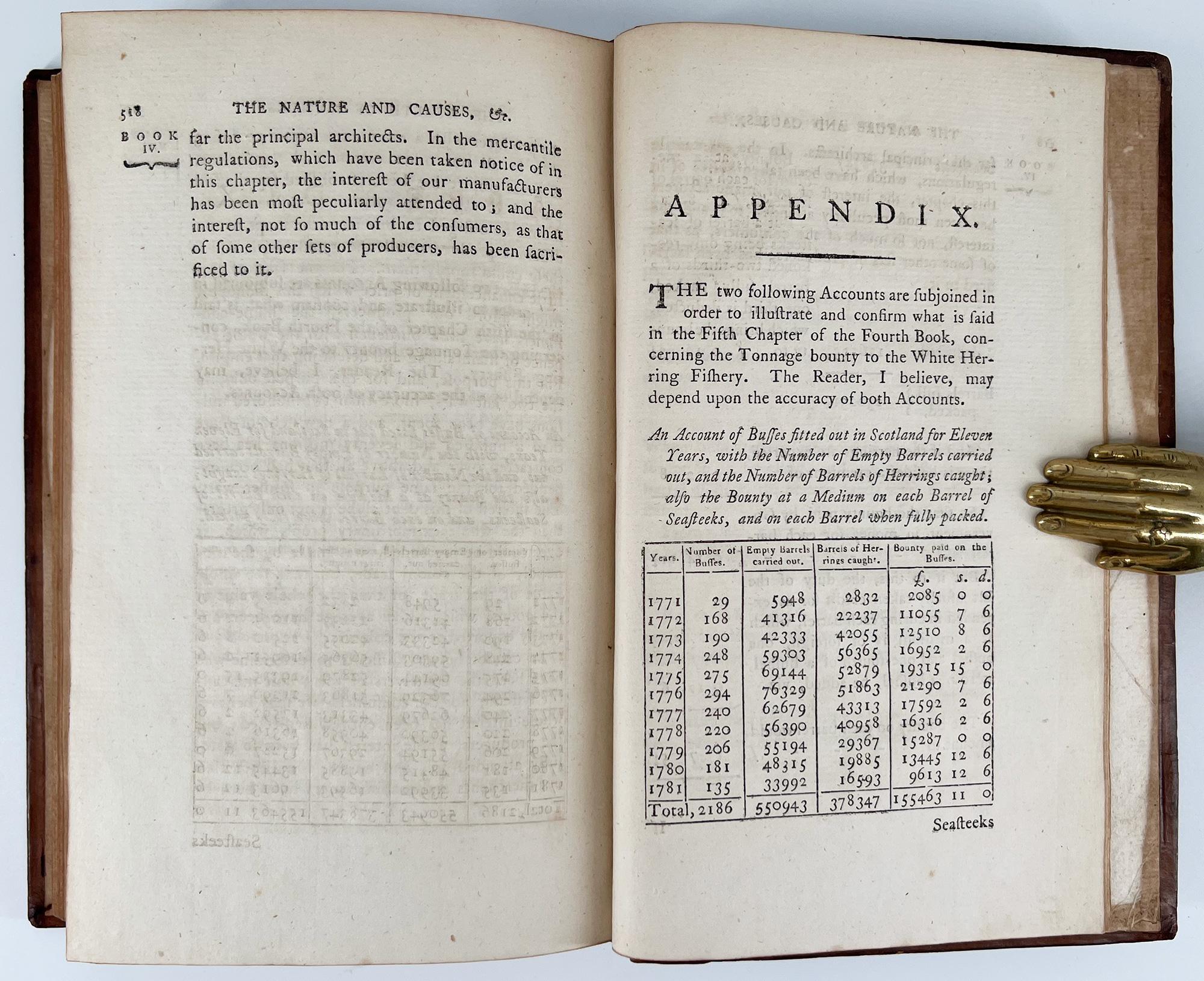 The Wealth of Nations d'Adam Smith, première édition 1786 en vente 7