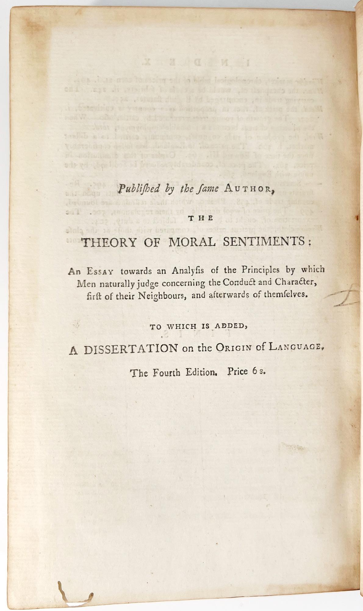 The Wealth of Nations d'Adam Smith, première édition 1786 en vente 10
