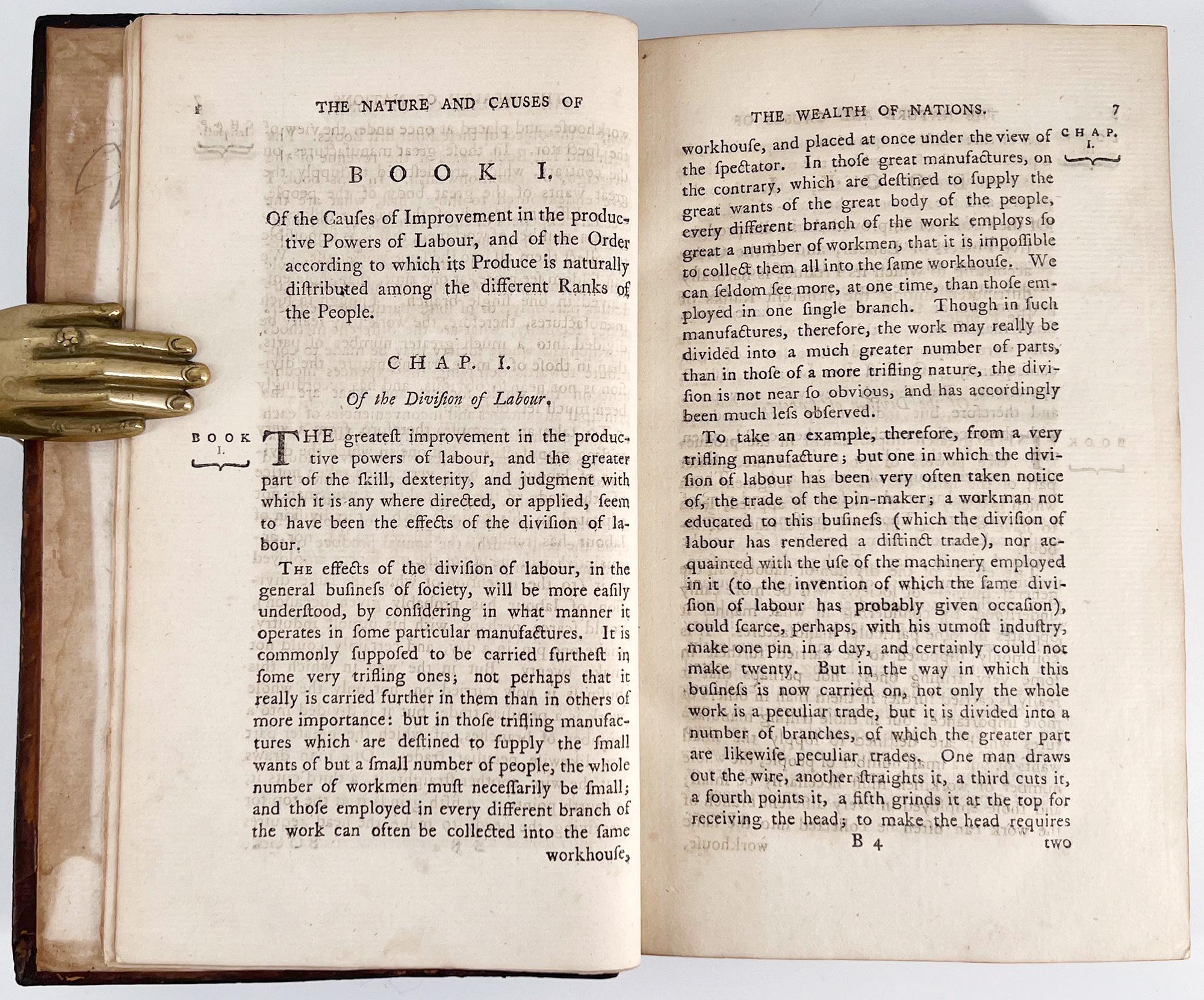 The Wealth of Nations d'Adam Smith, première édition 1786 en vente 2