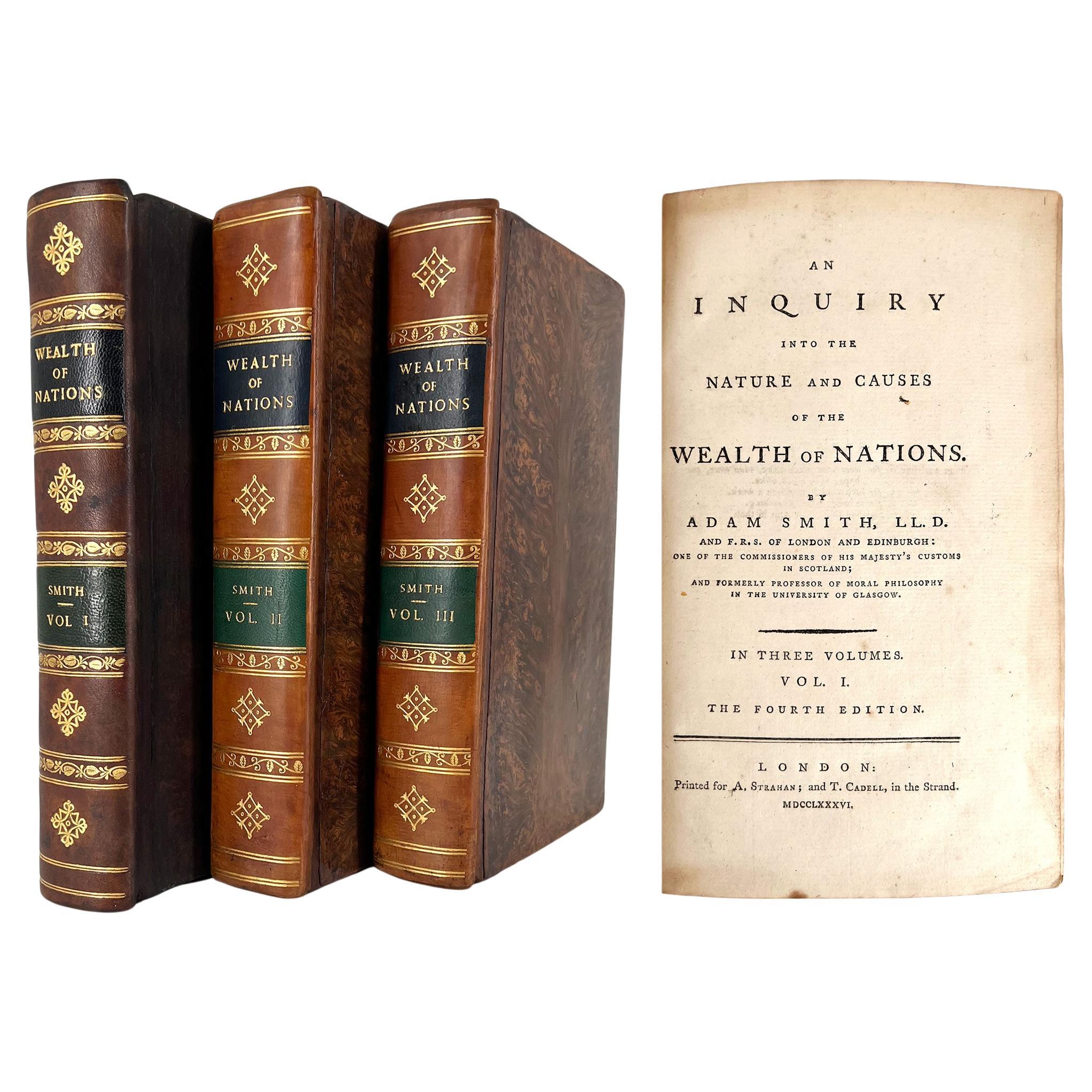 The Wealth of Nations by Adam Smith, early edition 1786