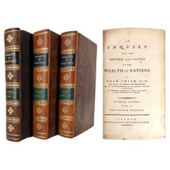 The Wealth of Nations by Adam Smith, early edition 1786
