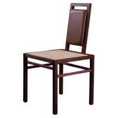 Eccentric Chair, Solid Sucupira and Purple heart Wood
