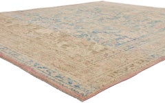 The Whispered Palimpsest: A Modern Oushak Masterpiece of Ottoman Elegance