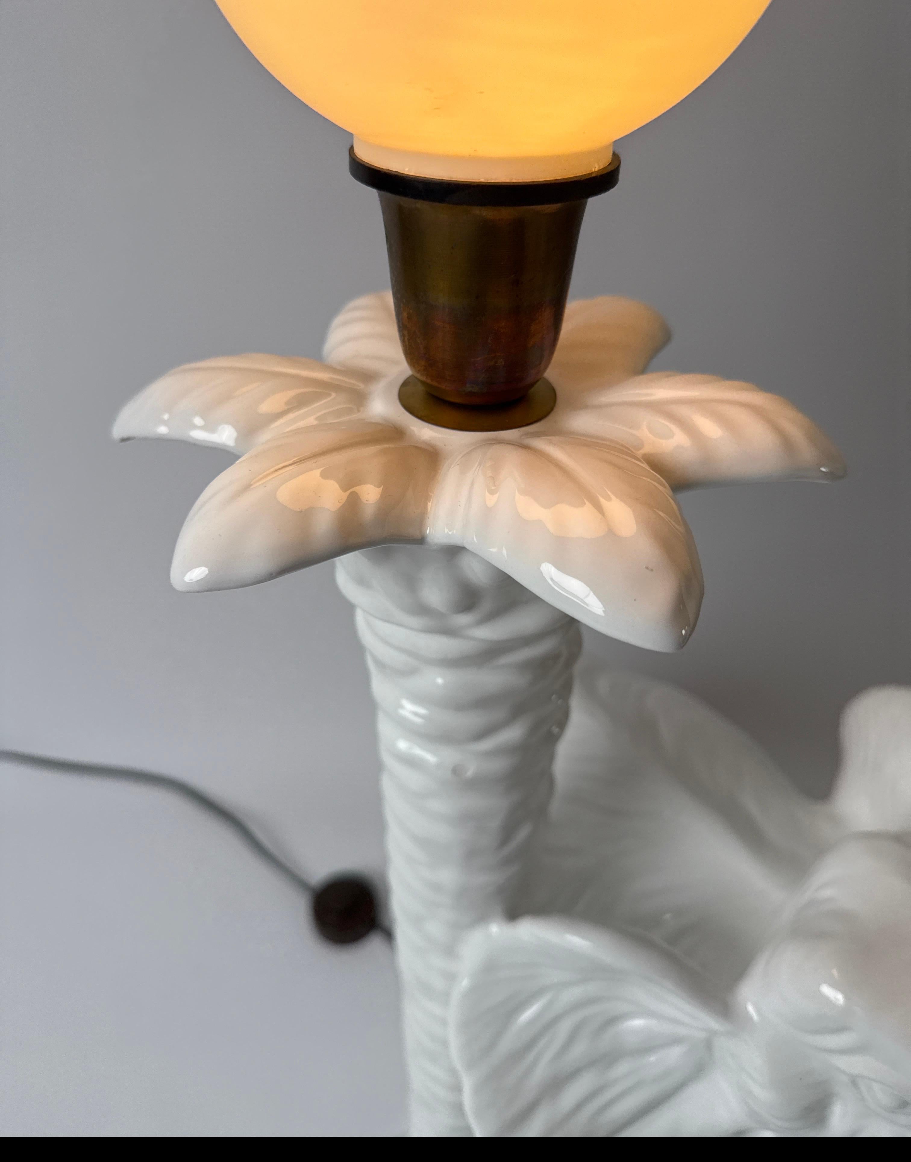 Lampadaire ou lampe de table éléphant blanc, Italie 1970 en vente 2