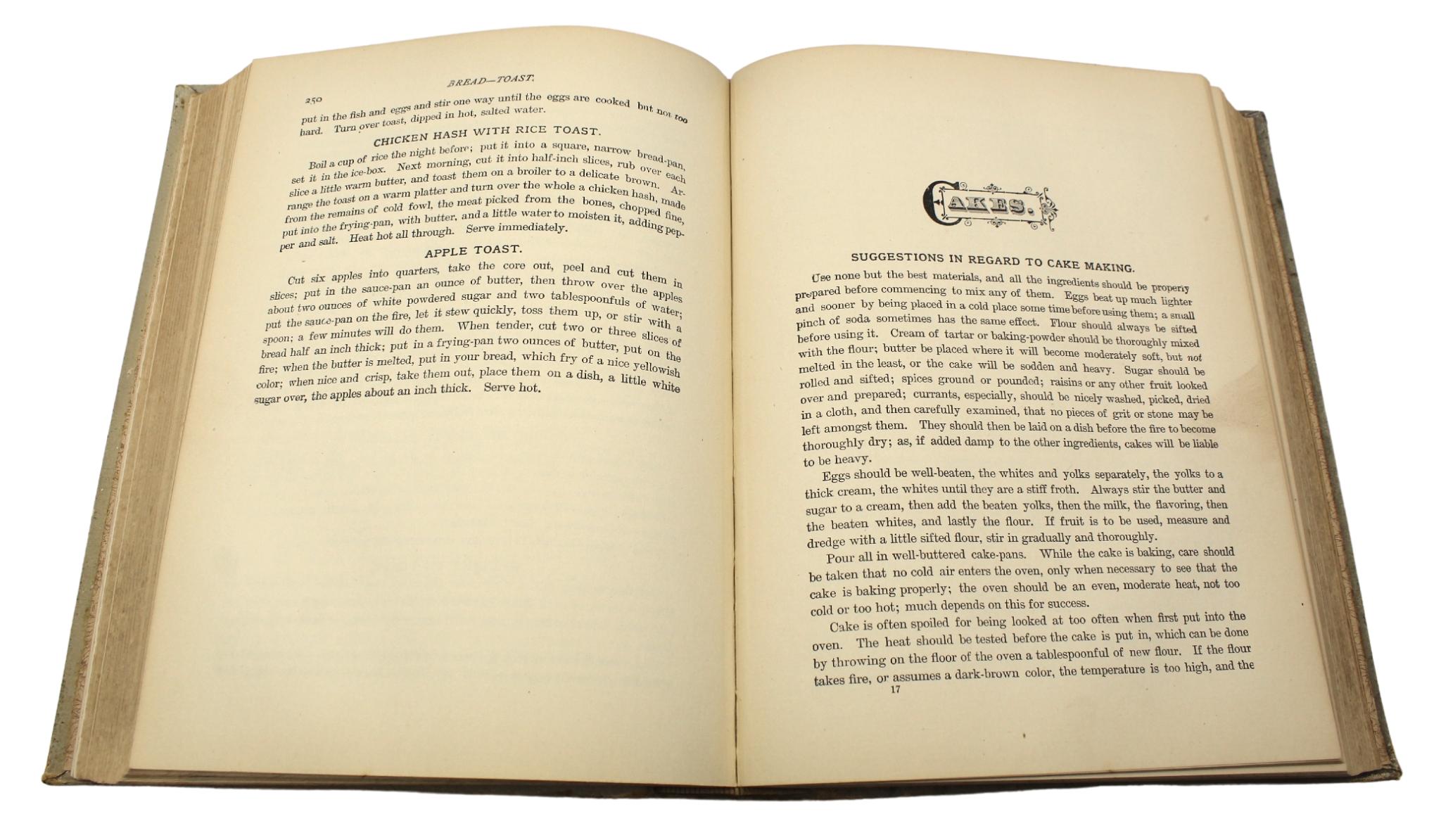 Livre « The White House Cookbook by F. L. Gillette, Plus tard Impression, 1894 en vente 5