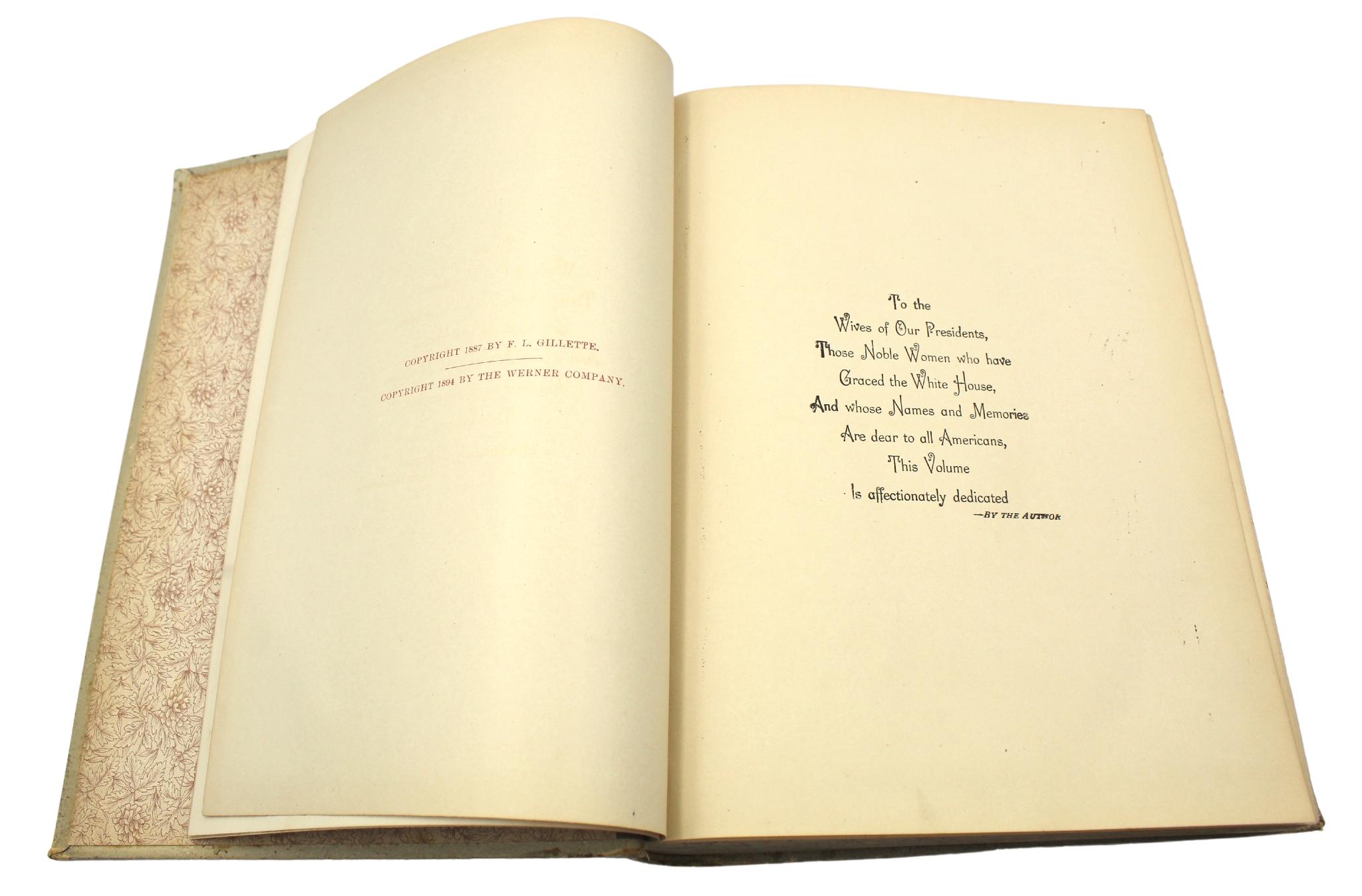 Fin du XIXe siècle Livre « The White House Cookbook by F. L. Gillette, Plus tard Impression, 1894 en vente