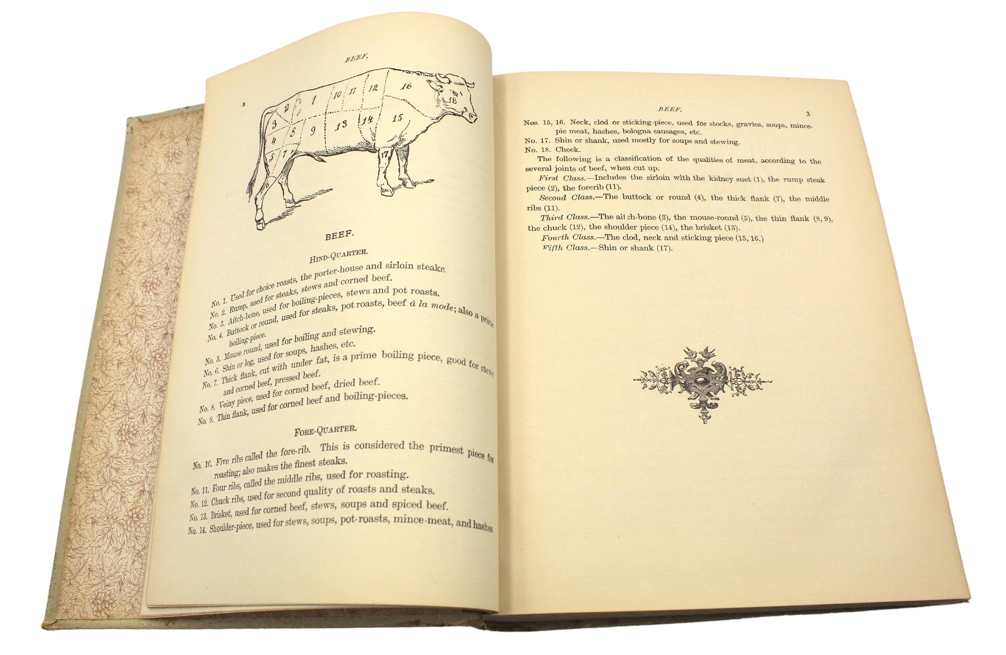 Livre « The White House Cookbook by F. L. Gillette, Plus tard Impression, 1894 en vente 1