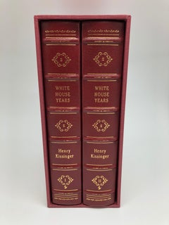 "The White House Years" by Henry Kissinger, Signed Easton Press Edition, 1996