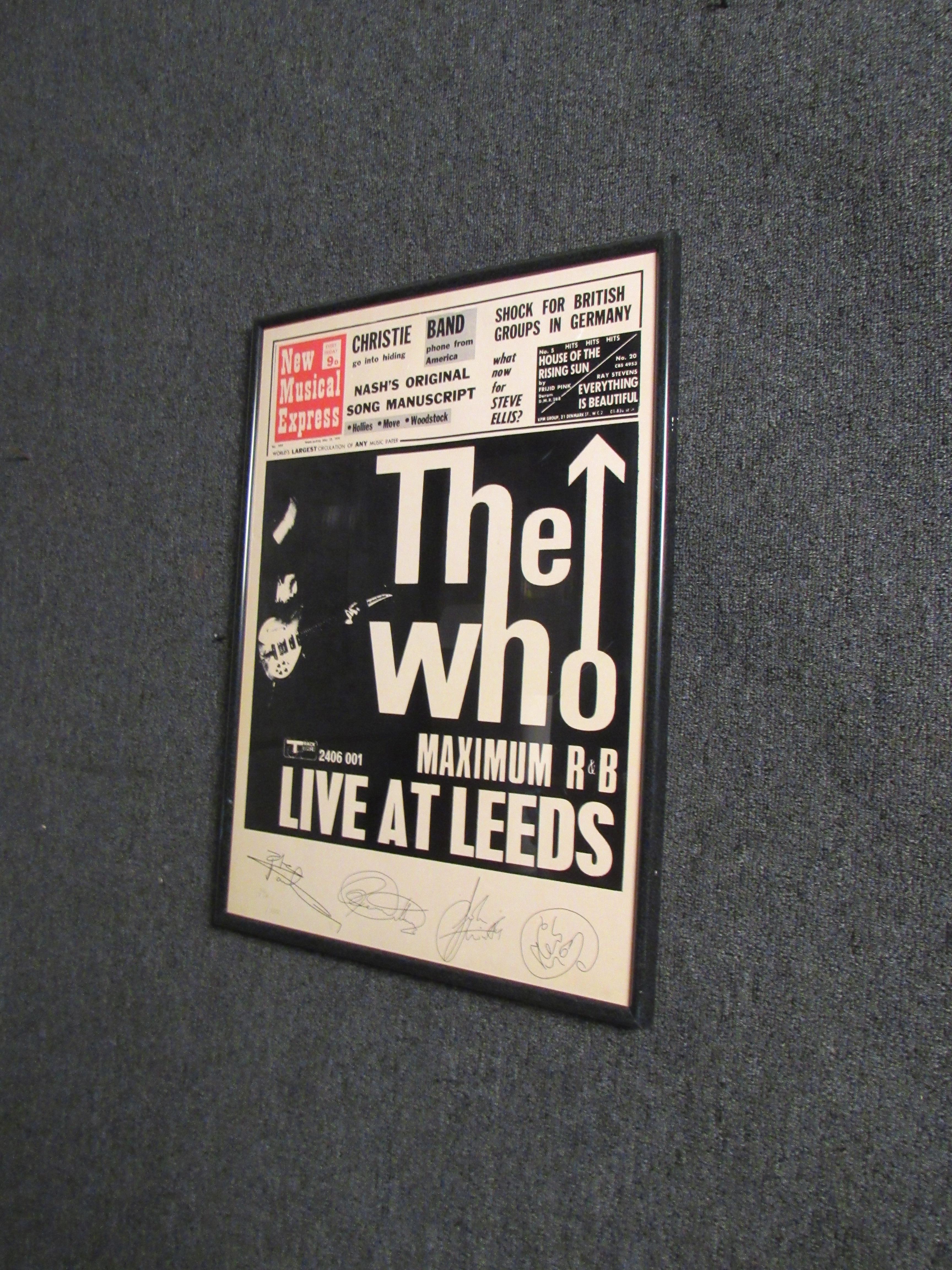 the who live at leeds poster