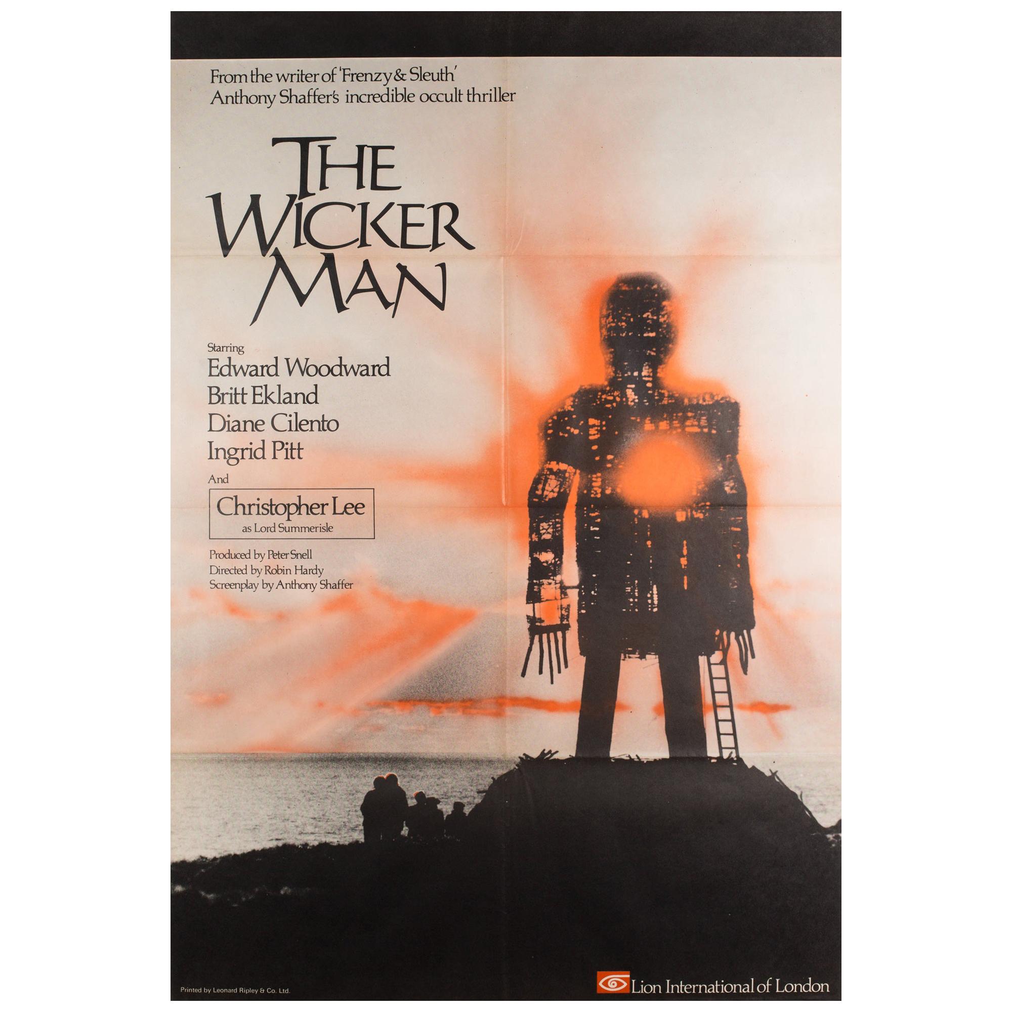 "The Wicker Man" 1973 UK 1 Sheet Film Poster