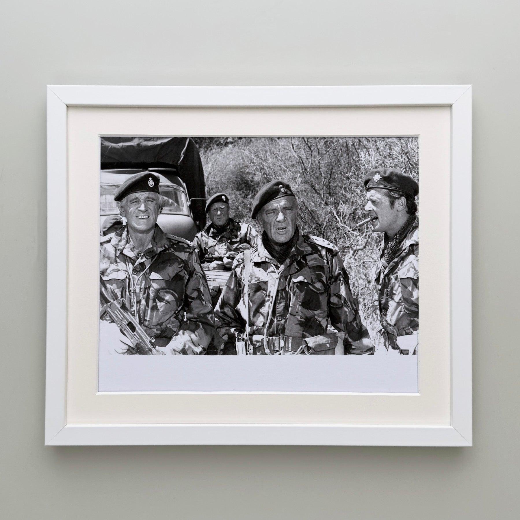 The WIld Geese 1978 Publicity Film Movie Press Still Framed Excellent état - En vente à Bath, Somerset