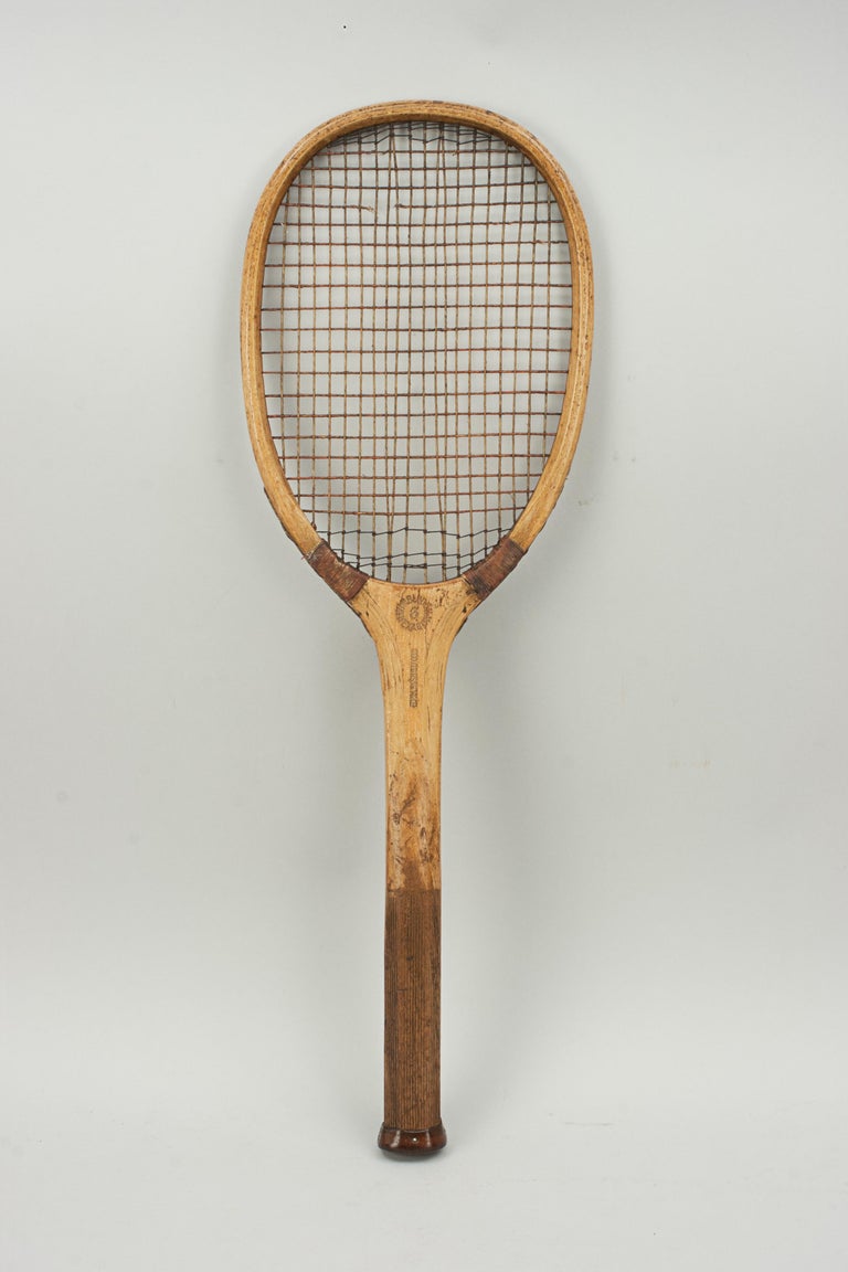 The Wimbledon Tennis Racket by Bussey For Sale at 1stDibs | busseys table  tennis, old tennis rackets, wimbledon tennis rackets