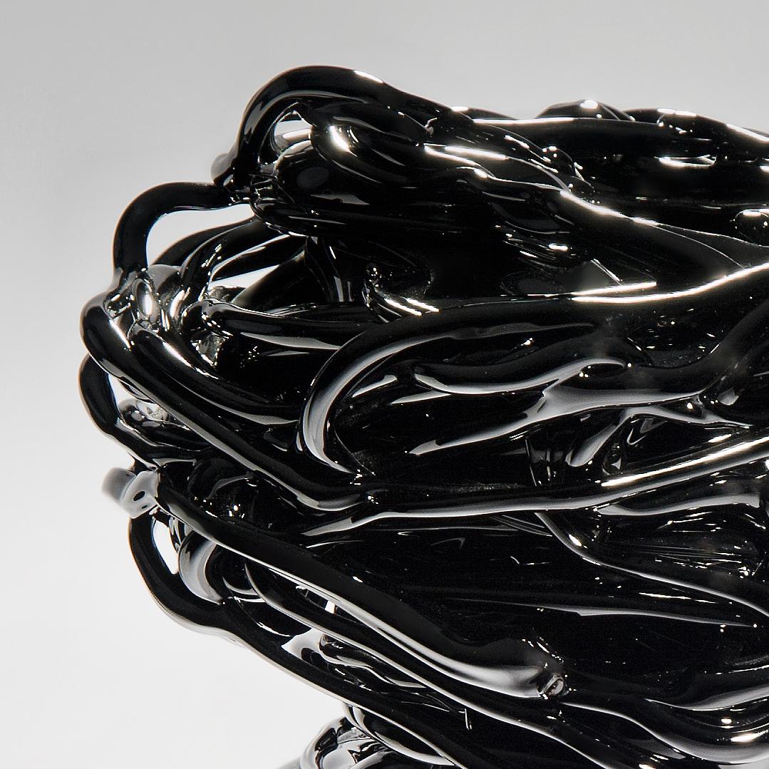 black glass art