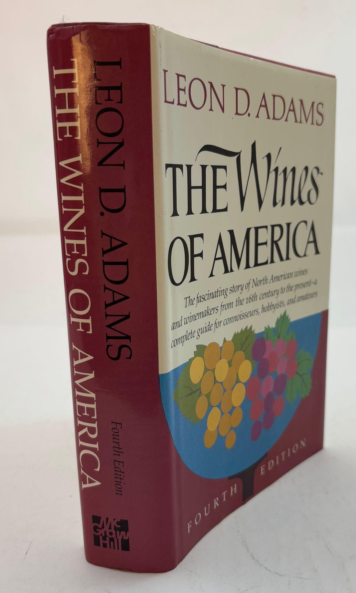 American The Wines of America Hardcover by Leon D. Adams For Sale