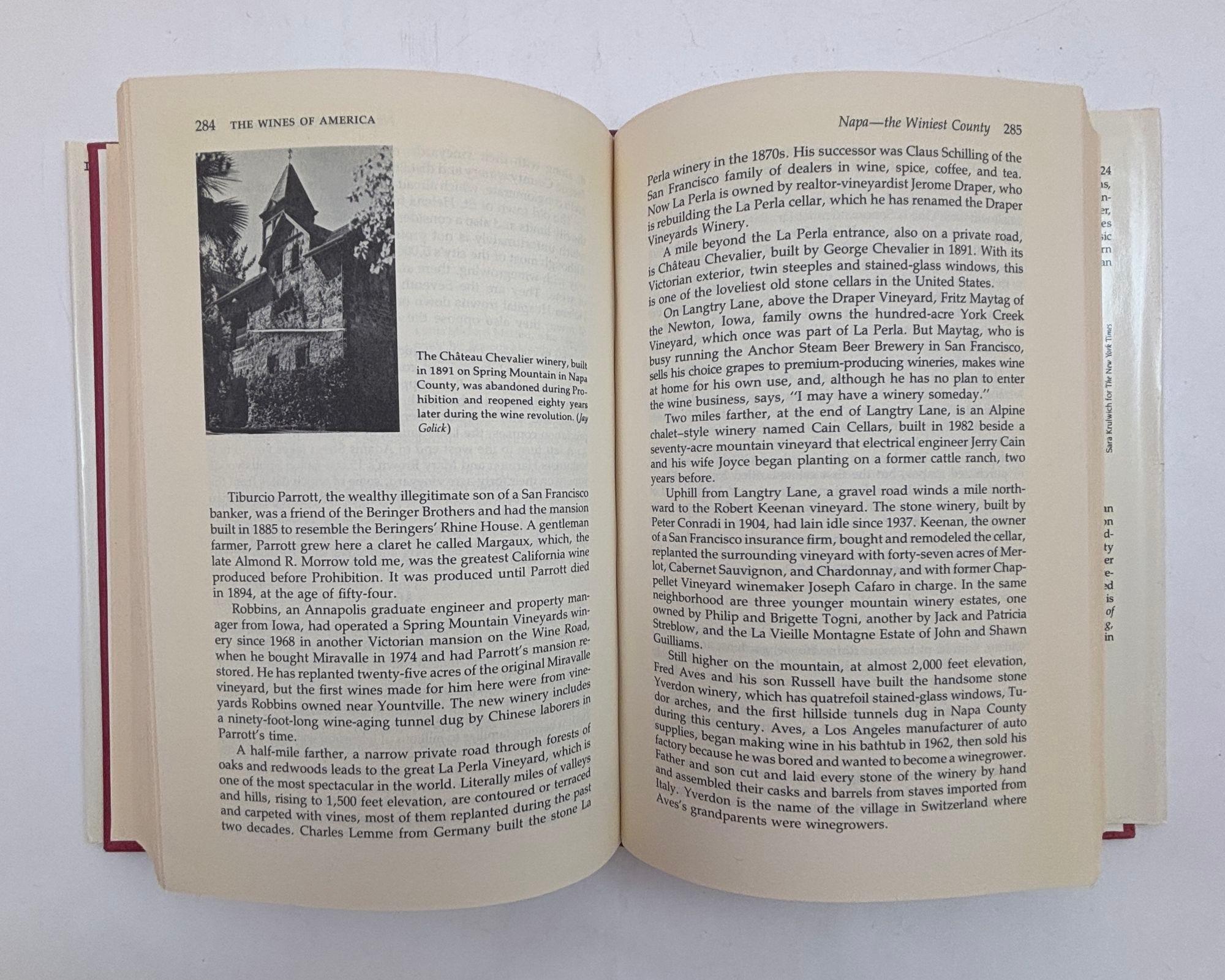Paper The Wines of America Hardcover by Leon D. Adams For Sale