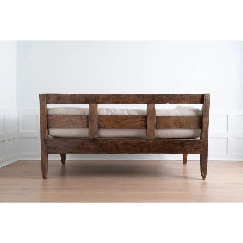 Teak is prized for its durability and natural water resistance making this daybed a great addition to a luxe outdoor setting, or certainly, a sophisticated living room de la vie de bohème. Although we do ask that you keep it covered if outdoors, so