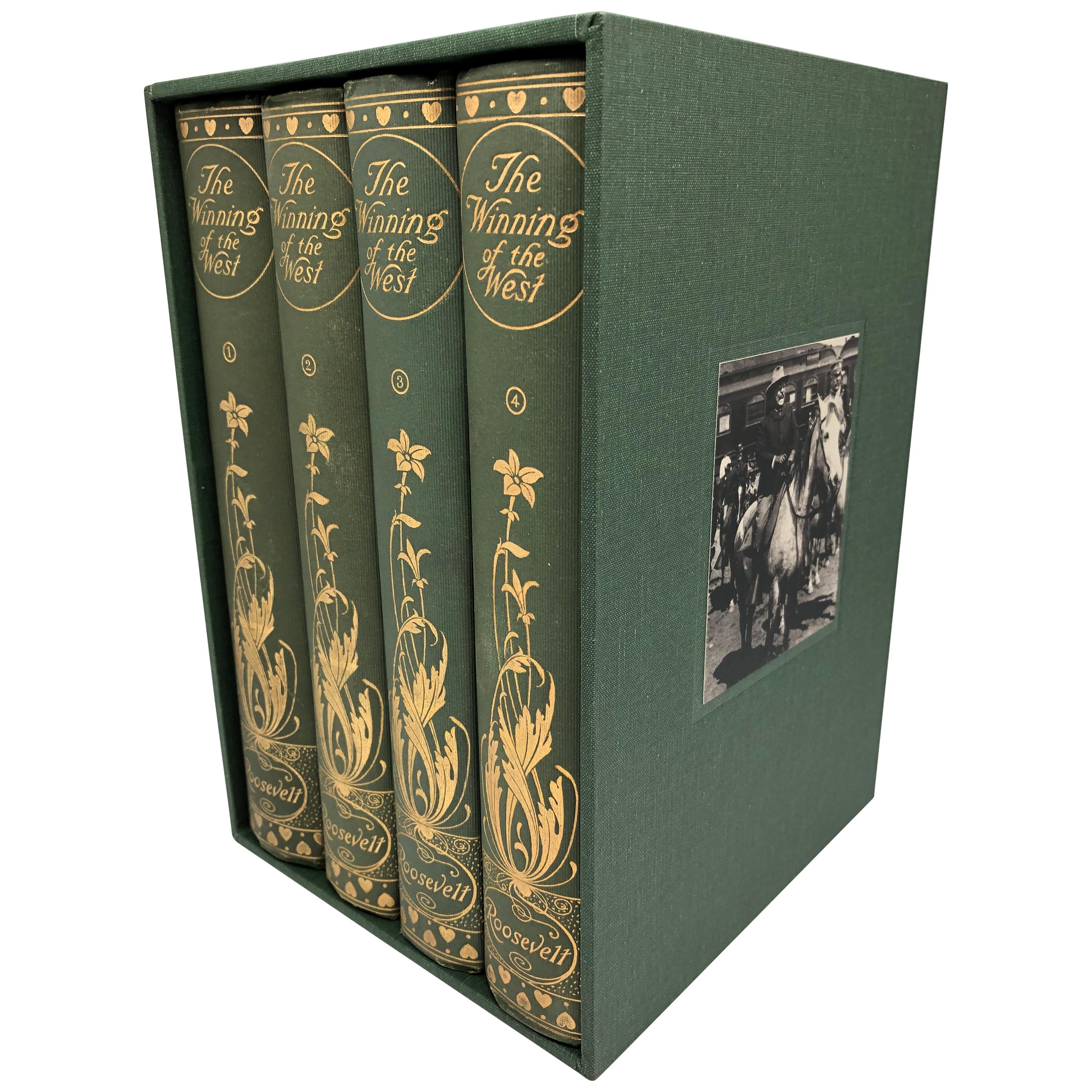 The Winning of the West" by Theodore Roosevelt, Signed, Four Volumes, 1908  at 1stDibs