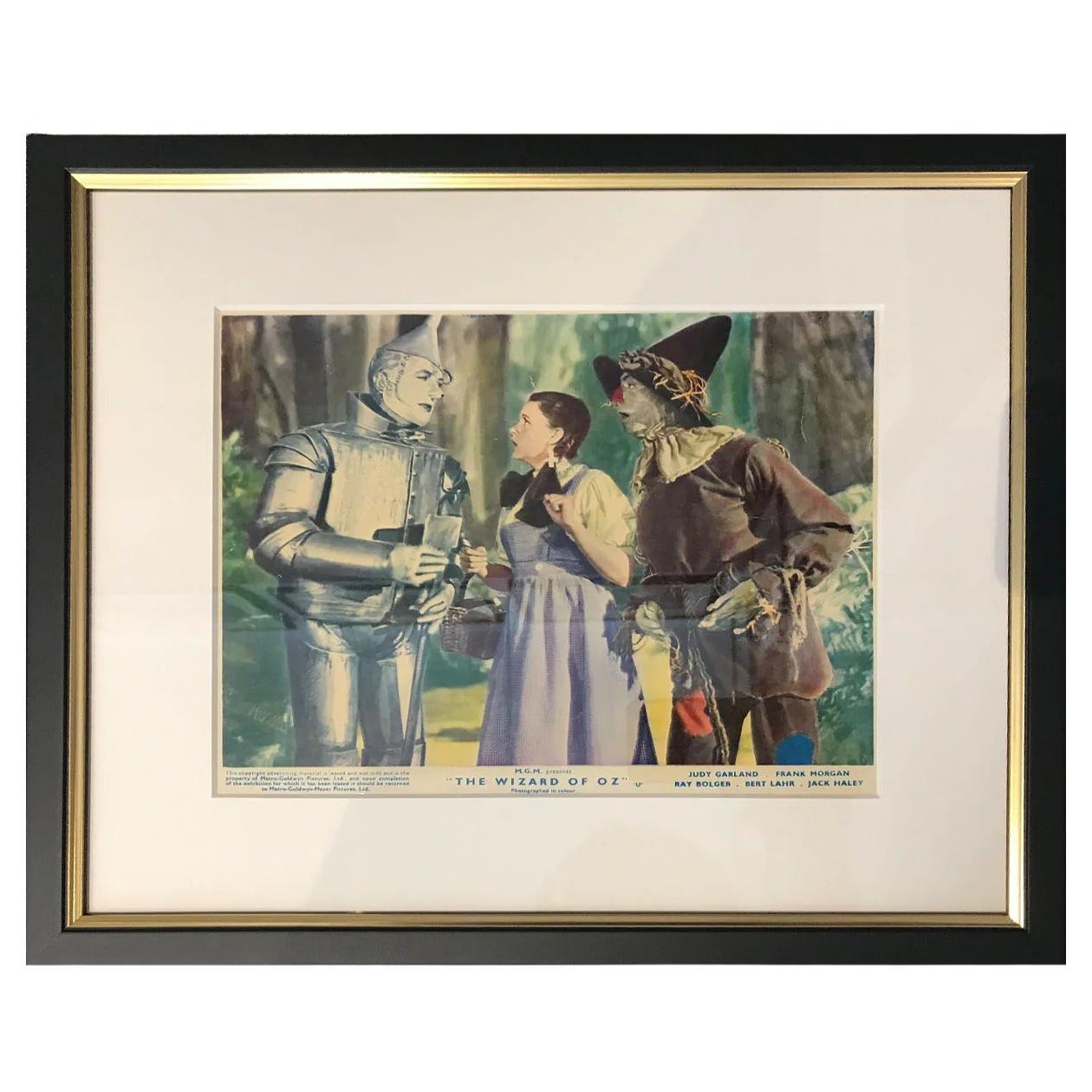 Gerahmtes Poster „Der Zauberer von Oz“, 1950er-Jahre