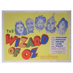 Vintage The Wizard of Oz, Unframed Poster, 1959r