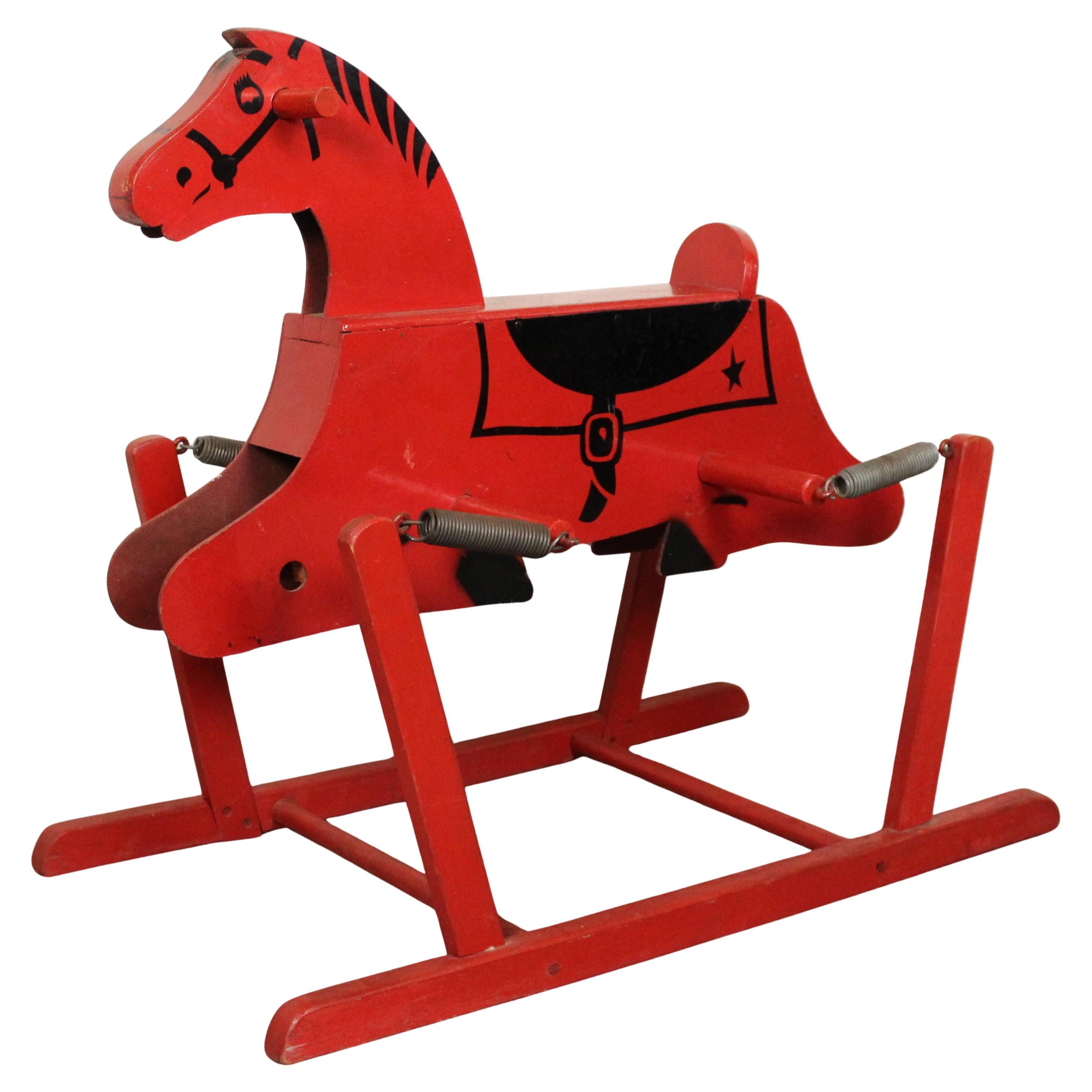 Caballo balancín para niños "El caballo maravilla