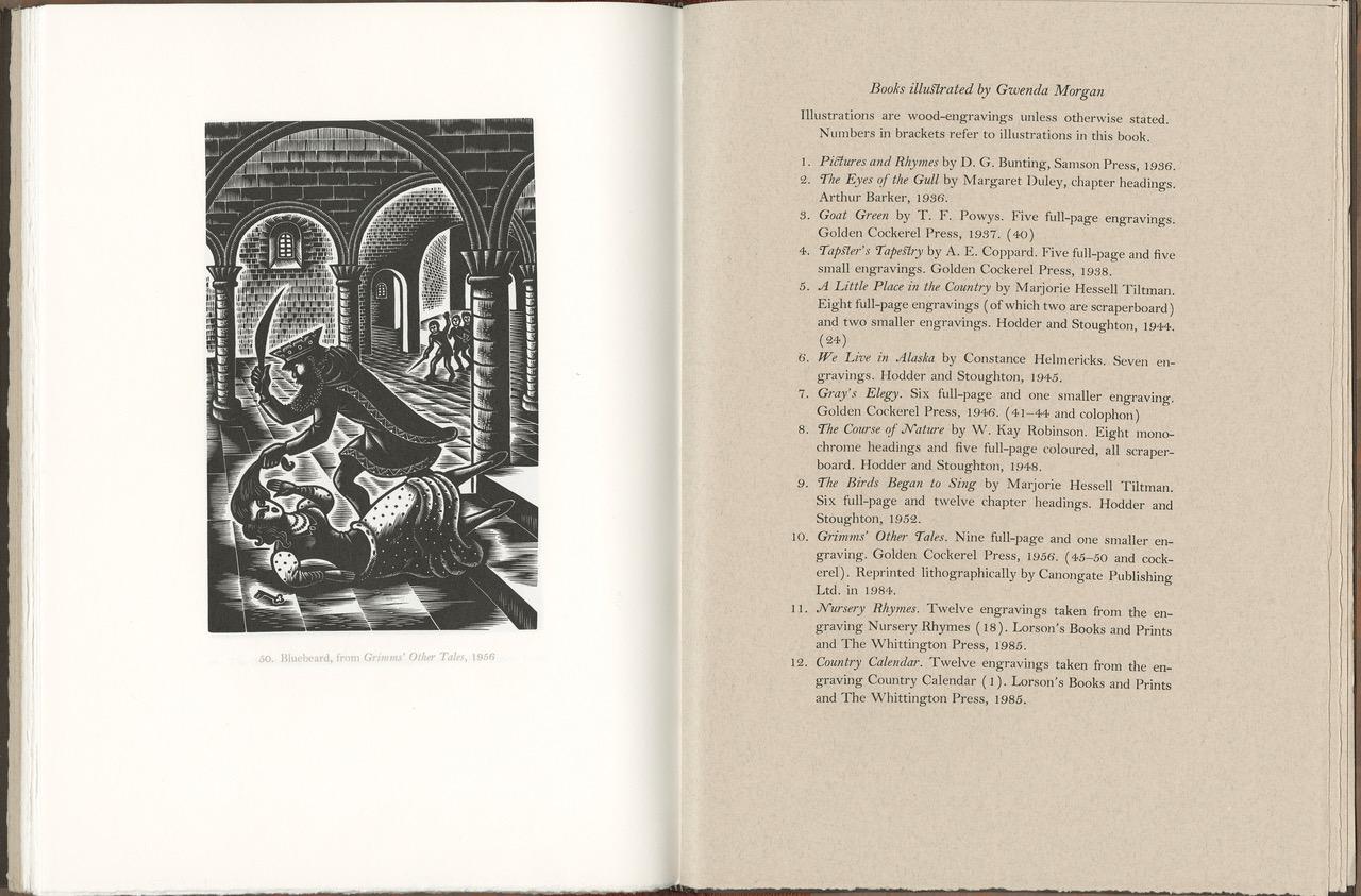 English The Wood Engravings of Gwenda Morgan – WHITTINGTON Press – DELUXE ED., signed For Sale