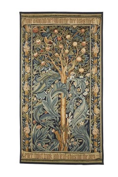 The Woodpecker Tapestry Handwoven Tapestry - 8'8" x 4'6"